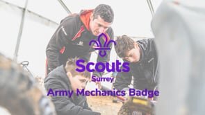 Surrey Scouts Army Mechanics Badge Day