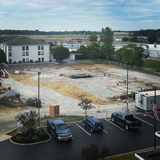 Excited to just recently kick-off another @marriotthotels project.  This five-story, 57,230 square-foot @towneplacesuites by @marriottintl will have 94 guestrooms and sits on Holiday Drive in #Wilmington, between the existing three-story @holidayinne