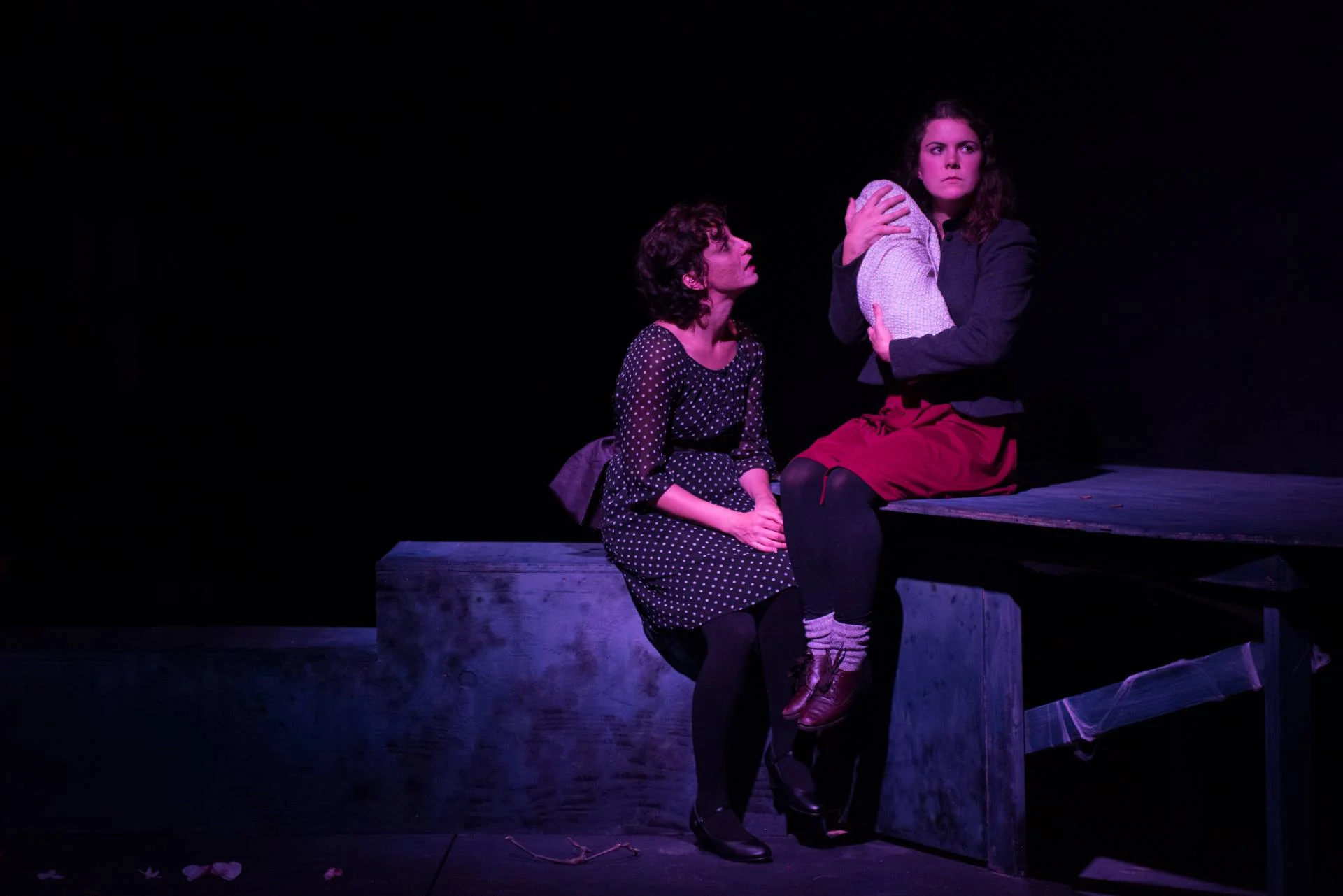 The Skriker by Caryl Churchill Directed by Shu-Ling Hergenhahn-Zhao iDiOM Theater @ Sylvia Center for the Arts, October 2018 Photo by Jolene Hanson