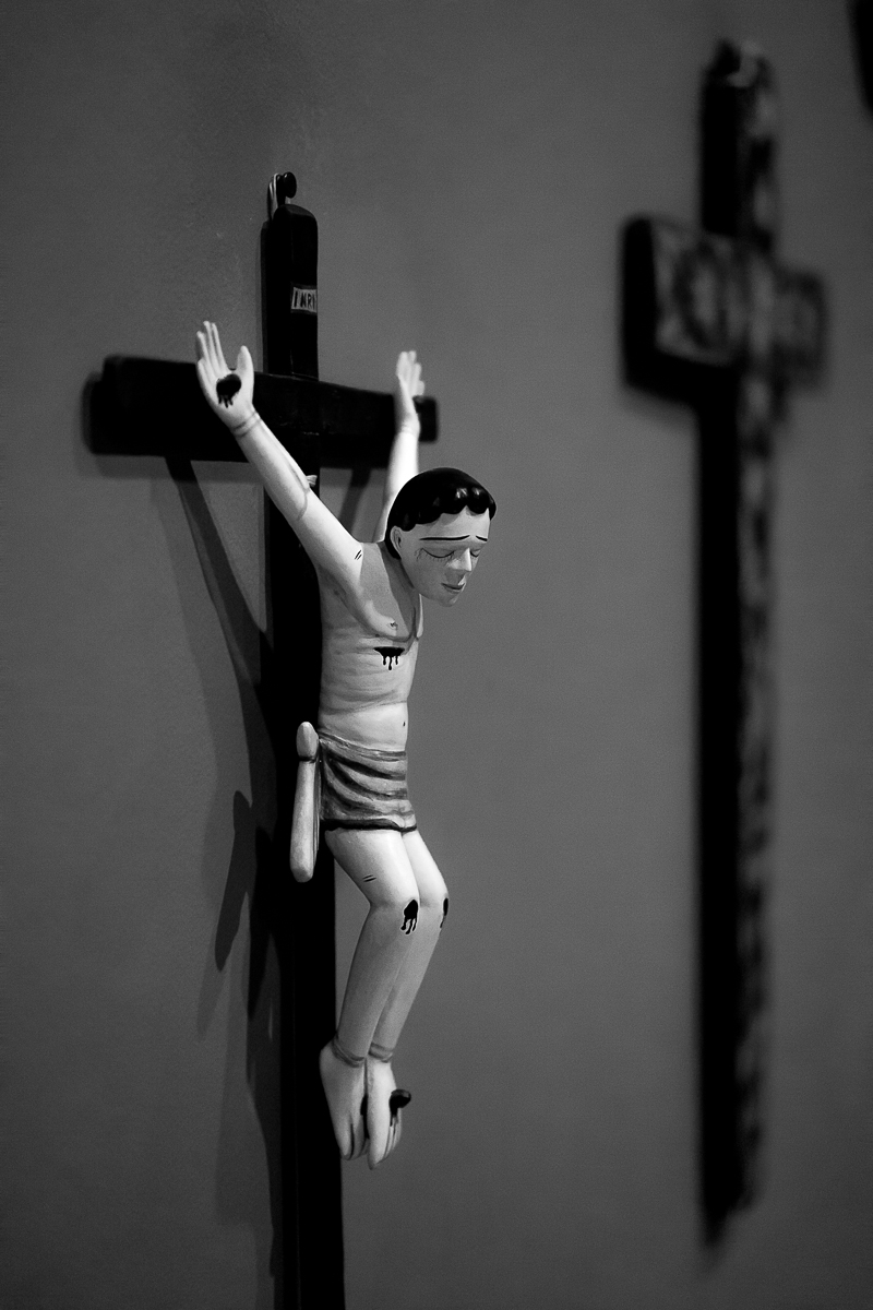 Spanish Figurine of Jesus on the Cross