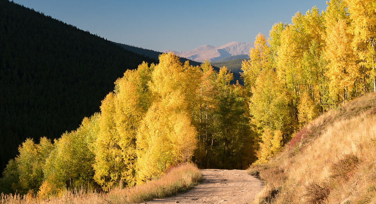 Pastels Across Colorado Backcountry Road