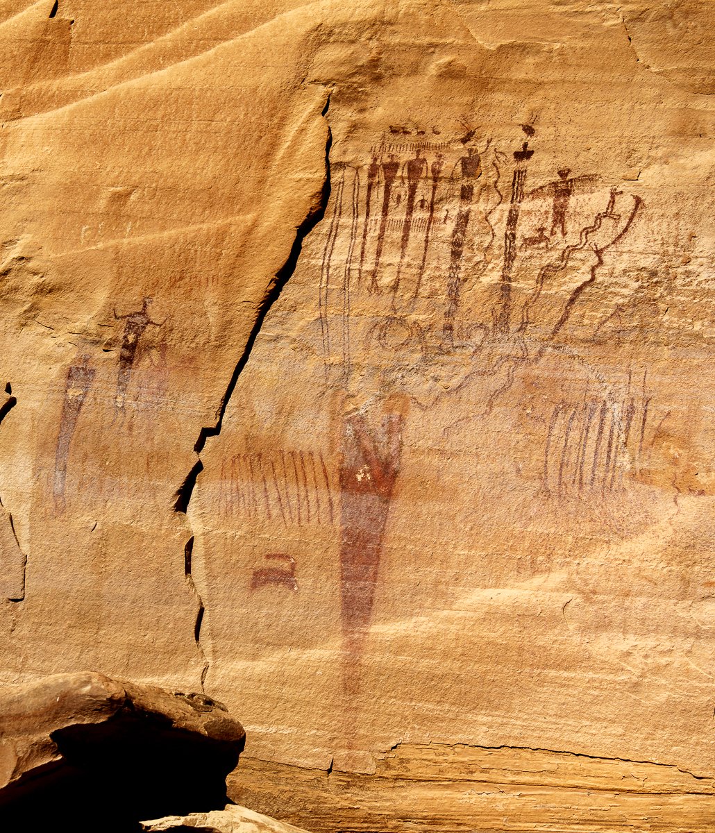 Buckhorn Pictograph Animal Figures