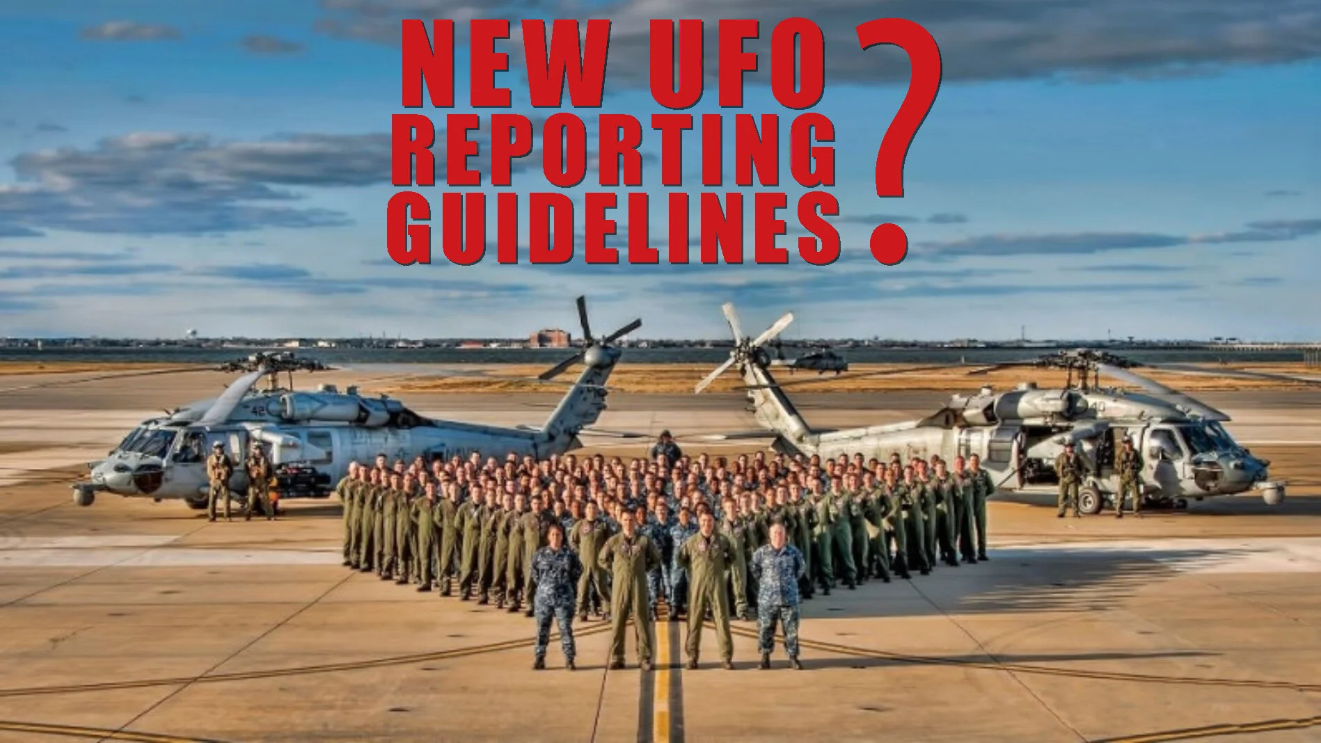 NEW UFO REPORTING GUIDELINES + REALLY?