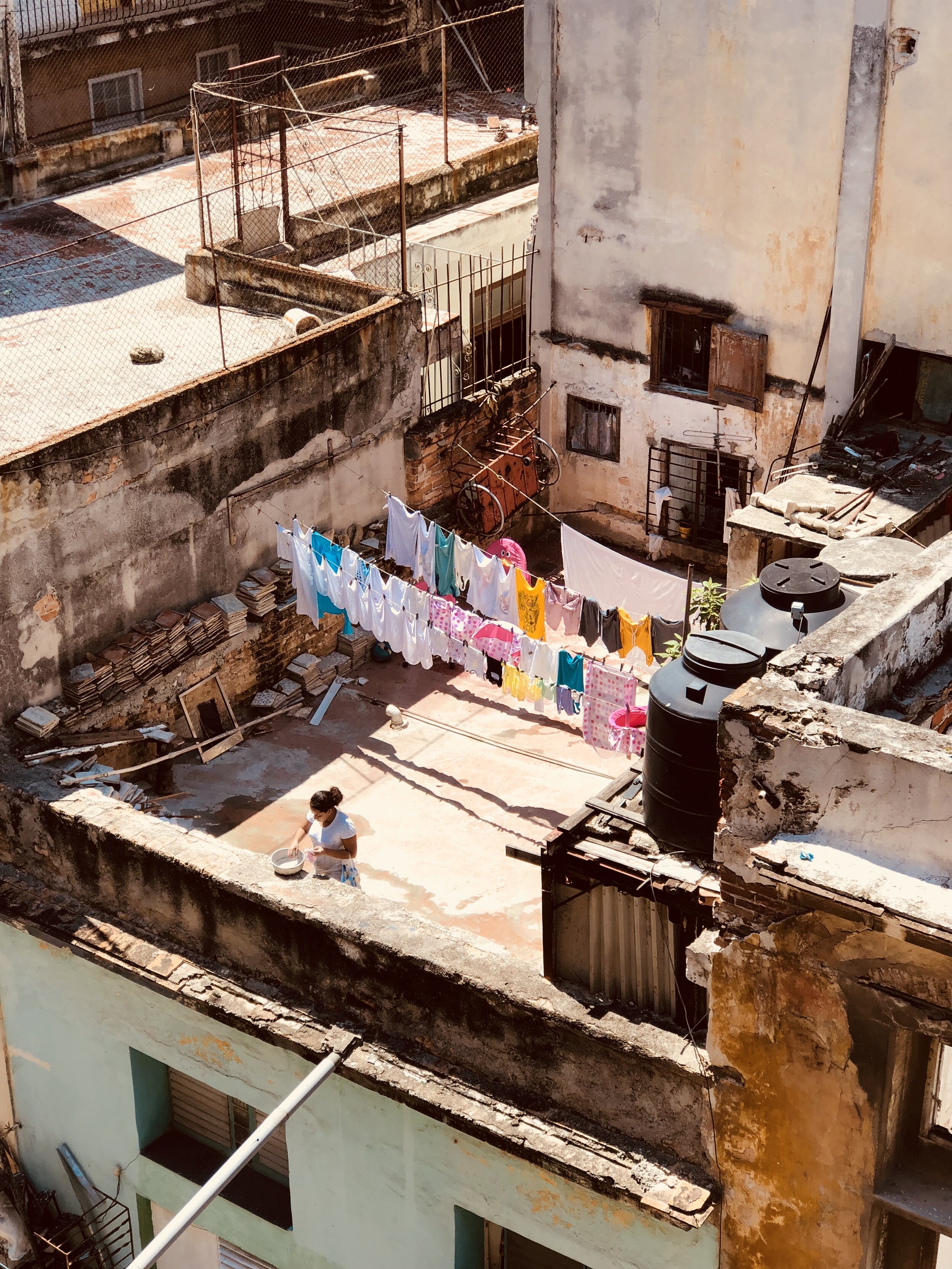 laundry day.  Havana, Cuba