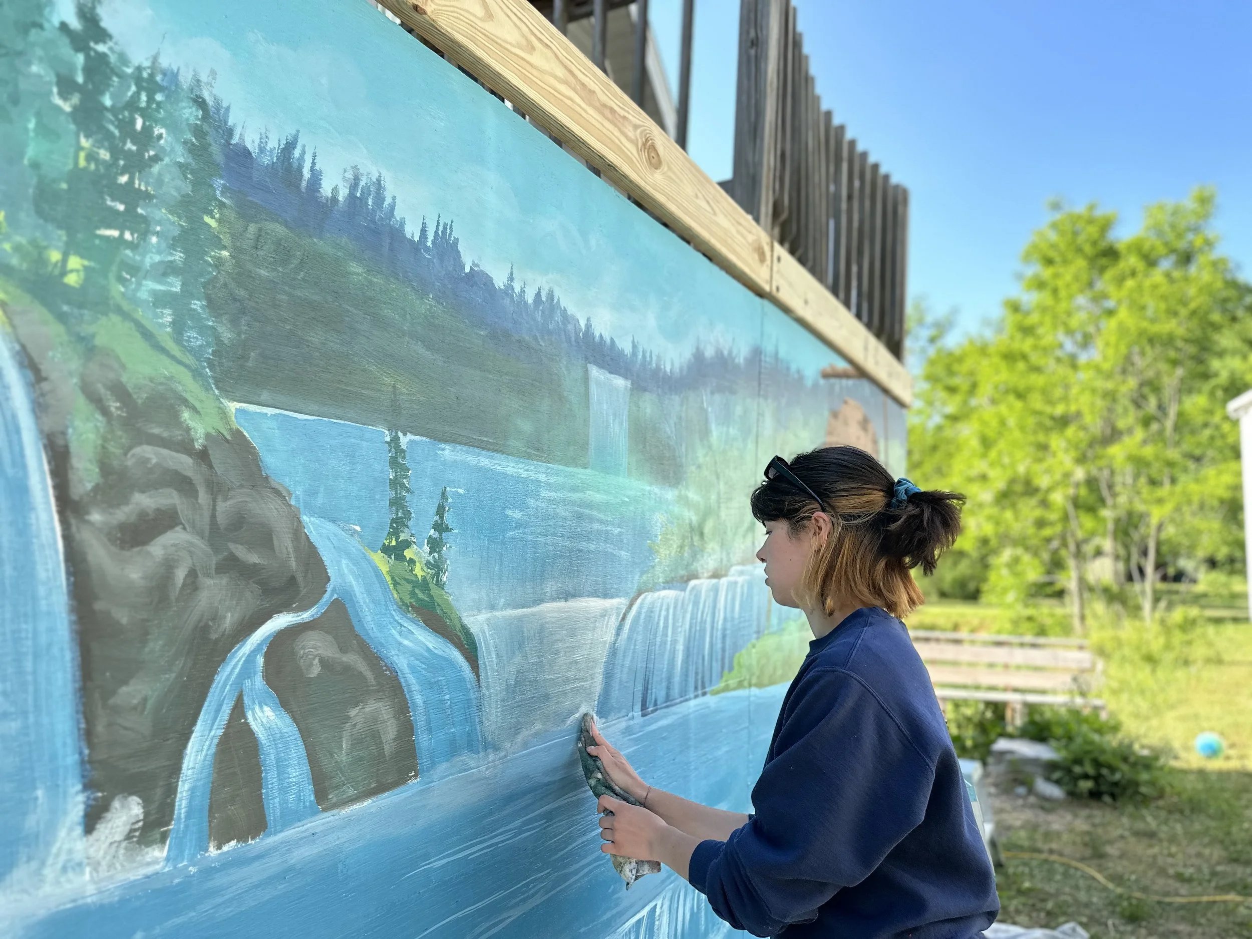 Liverpool Art Center Community Mural — CNY's 1 Art Classes! for Every