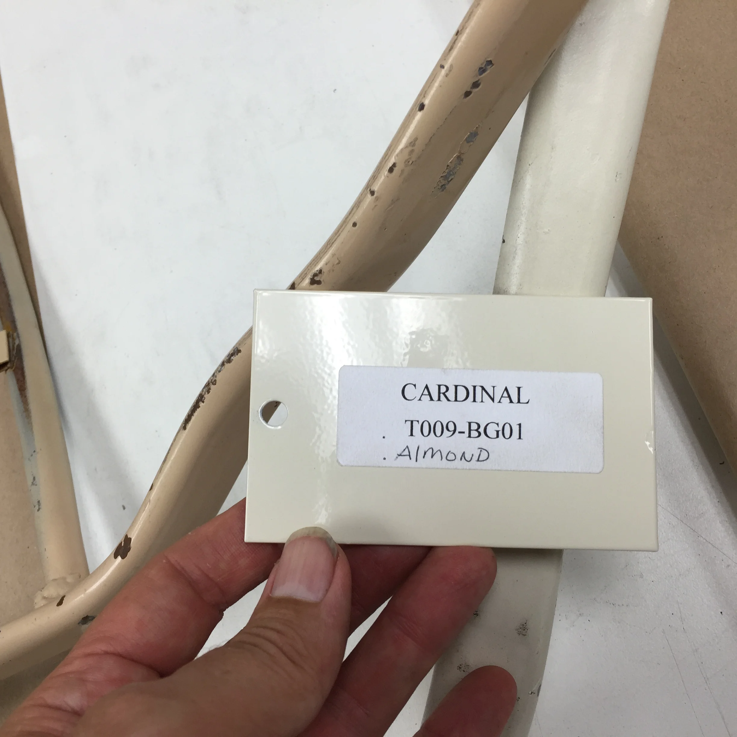  New seat frame color 