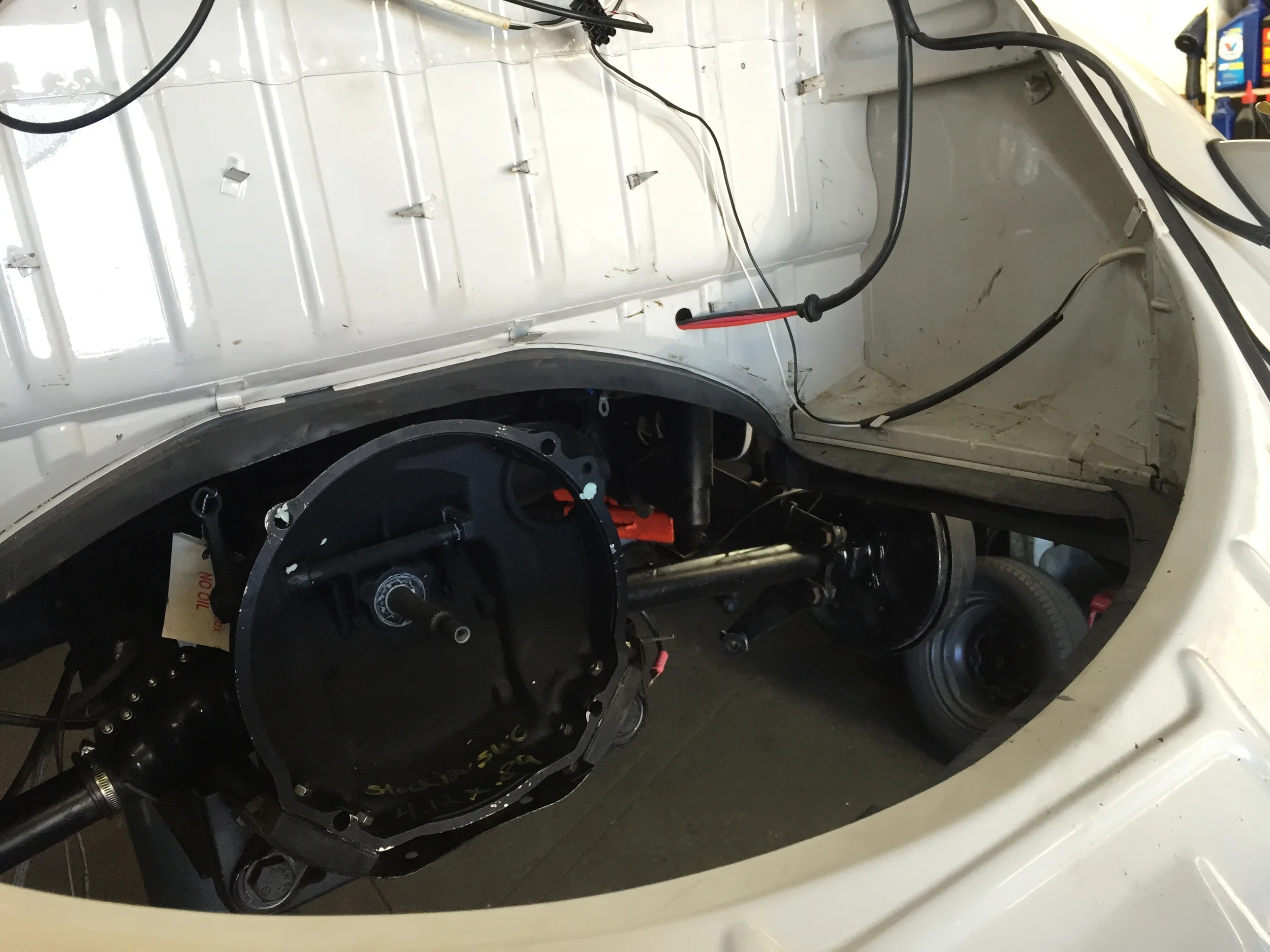  Engine removed - new transmission installed 