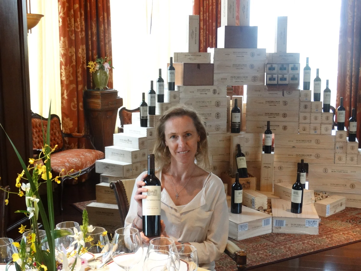 El vino ícono Don Melchor. 