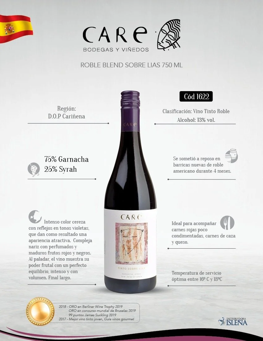 Tinto Roble Sobre Lias, Cariñena, España