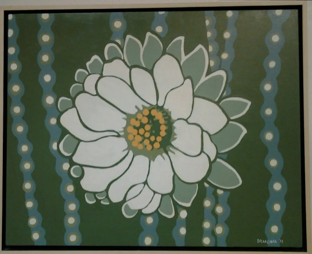 "Moonlit" original acrylic by Sue Dranchak - $650 (17.5" x 21.5")