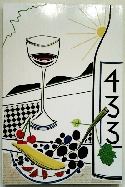 "Bottled Poetry" original masking tape art by Beth Detwiler - $375 (16" x 24")