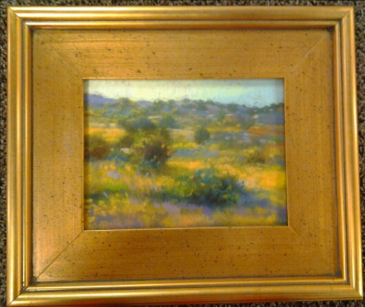 "Ochre Afternoon" original oil by Christine Debrosky - $175 (13.5" x 11")