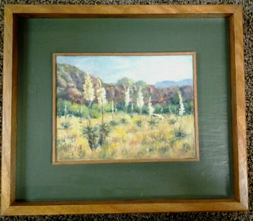 "Sedona Yuccas" original oil by Rosemary Nelson - $200 (14" x 12")