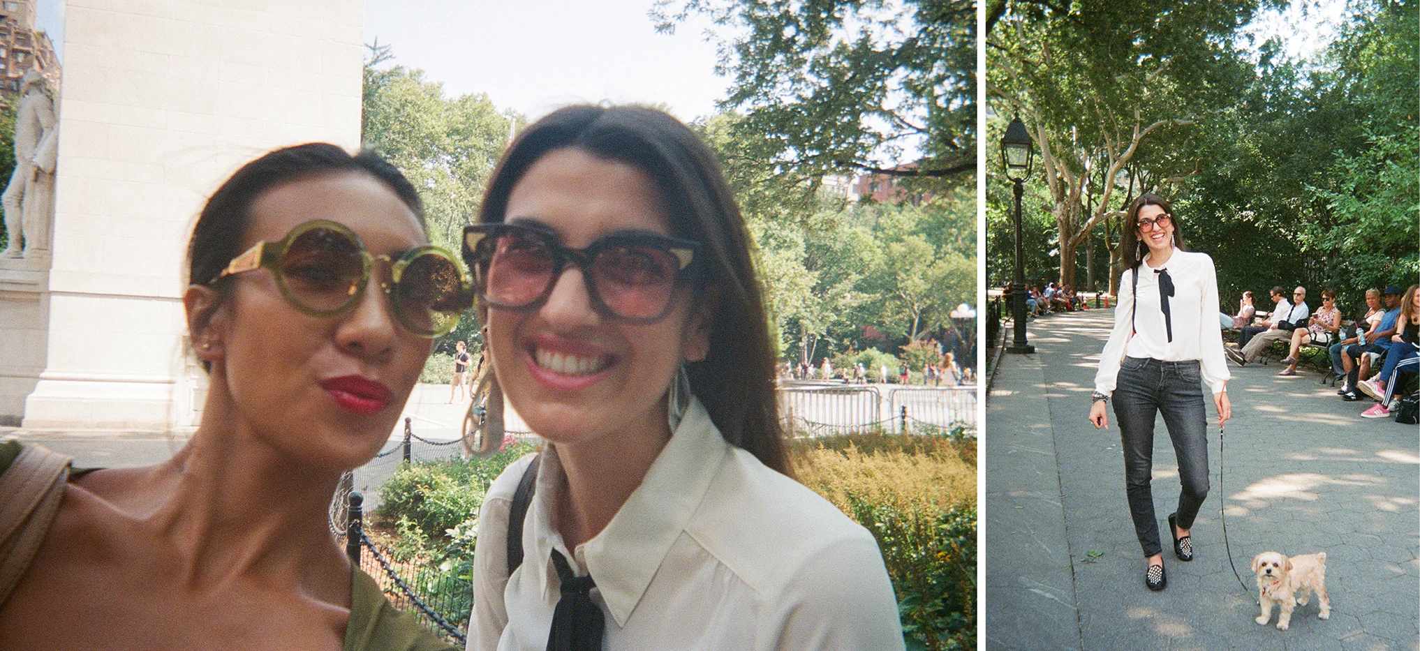 Impromptu stroll in Washington Square Park with Manuela and Ninja. I love when friends work in the neighborhood.