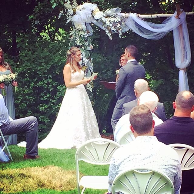 Congrats to my beautiful niece @chirkel and her handsome husband Tony on their marriage! We wish you a lifetime of love and laughter together! ❤️💍🌻 So happy to be a part of your special day! 🥰