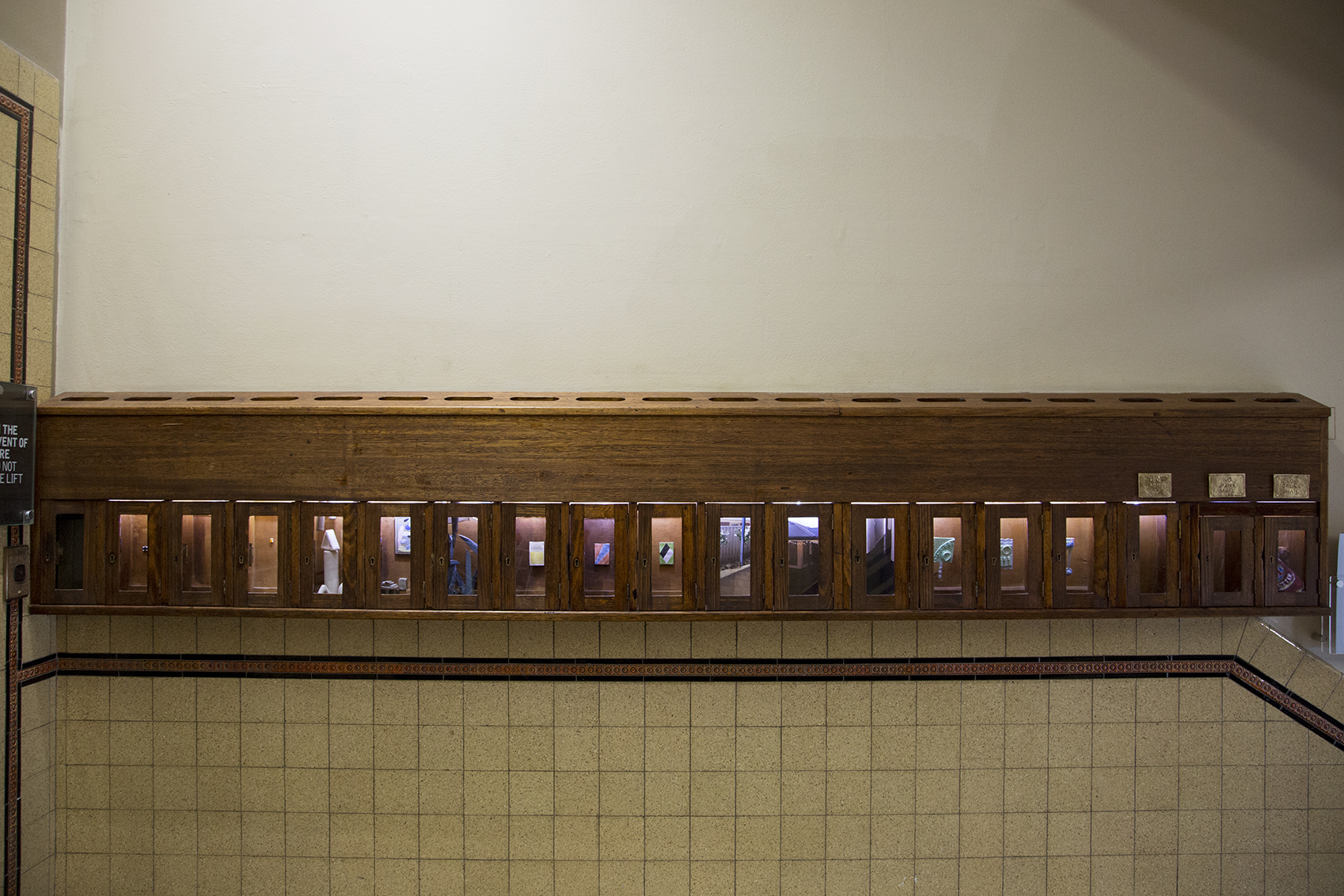 small art, Mailbox Art Space, January 2017, installation view