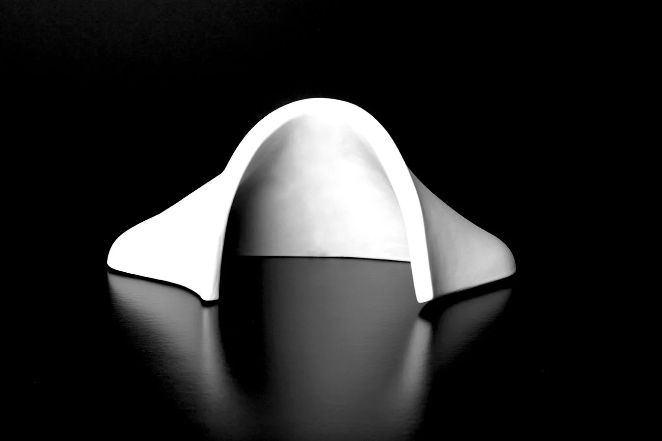 ARA (#3) 2014. Handbuilt porcelain. 16 x 7 x 5 1/2 in