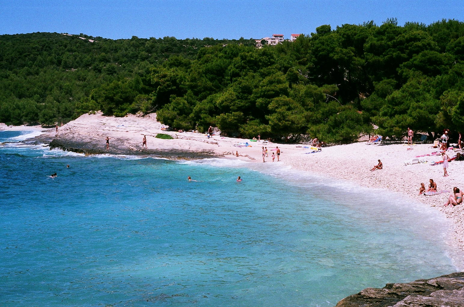 Stebrna beach