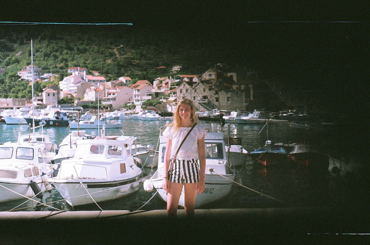 the harbor at Komiza