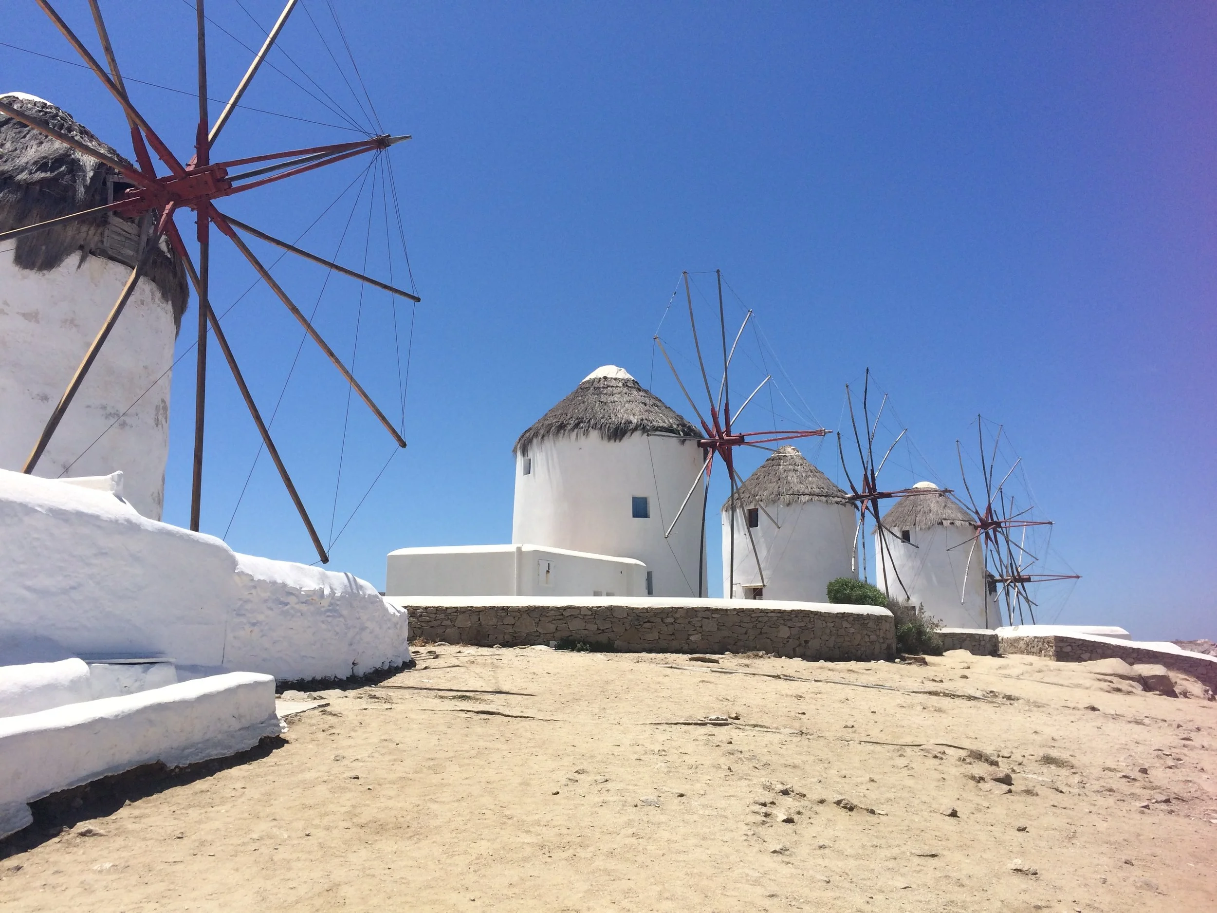 The famous Mykonos windmills