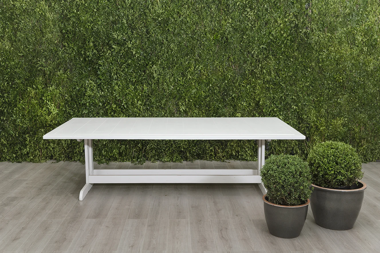 _Mesa Rectangular Blanca