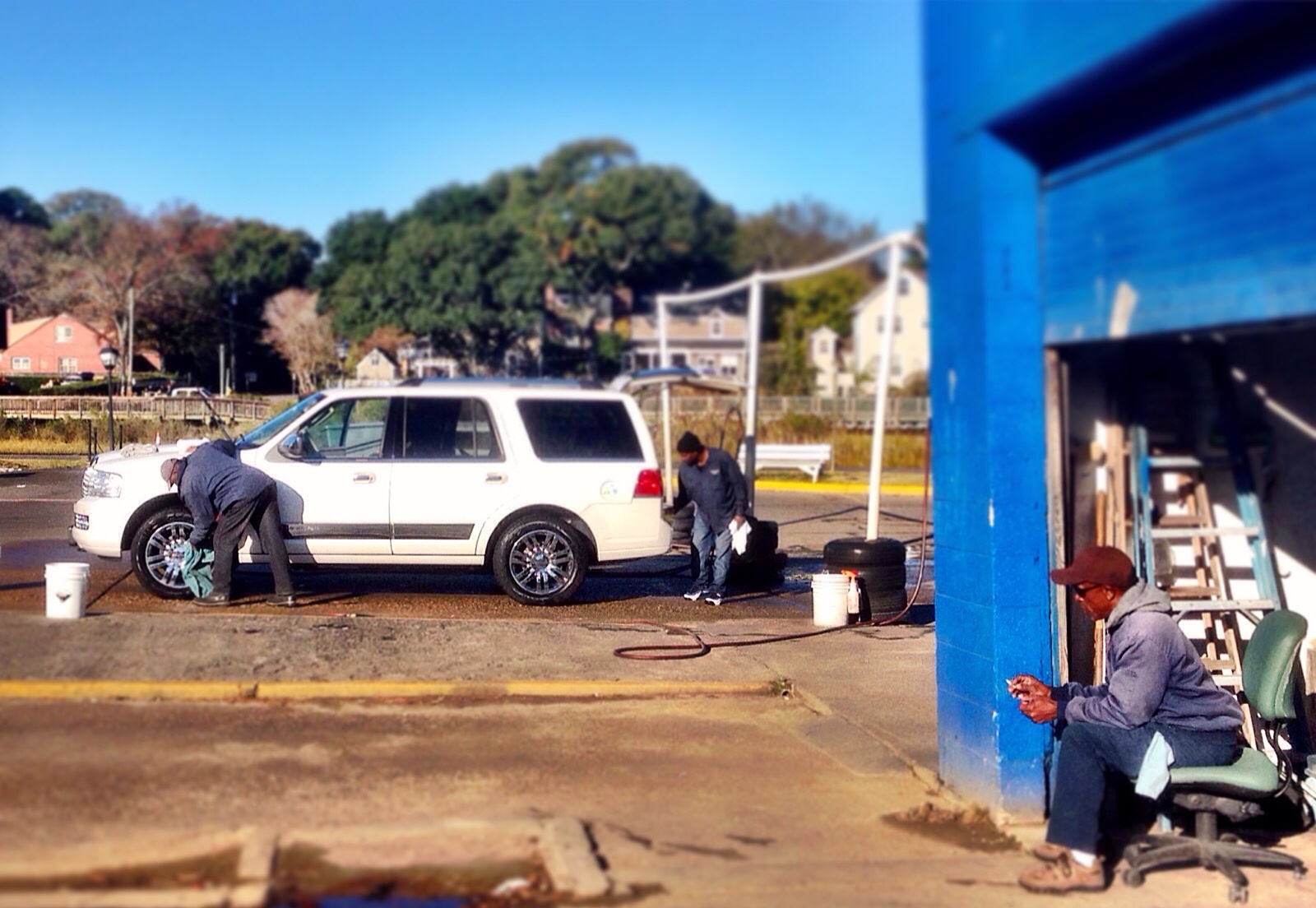 The car wash crew.