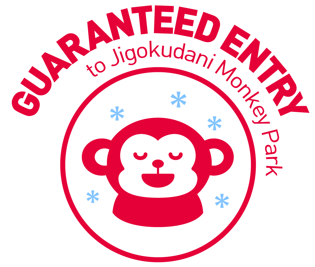 Guaranteed entry to Jigokudani Monkey Park badge