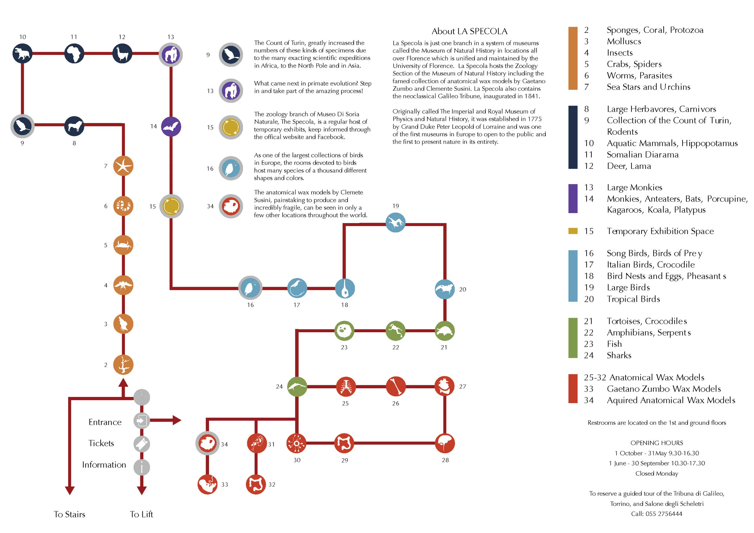 Map side of the brochure