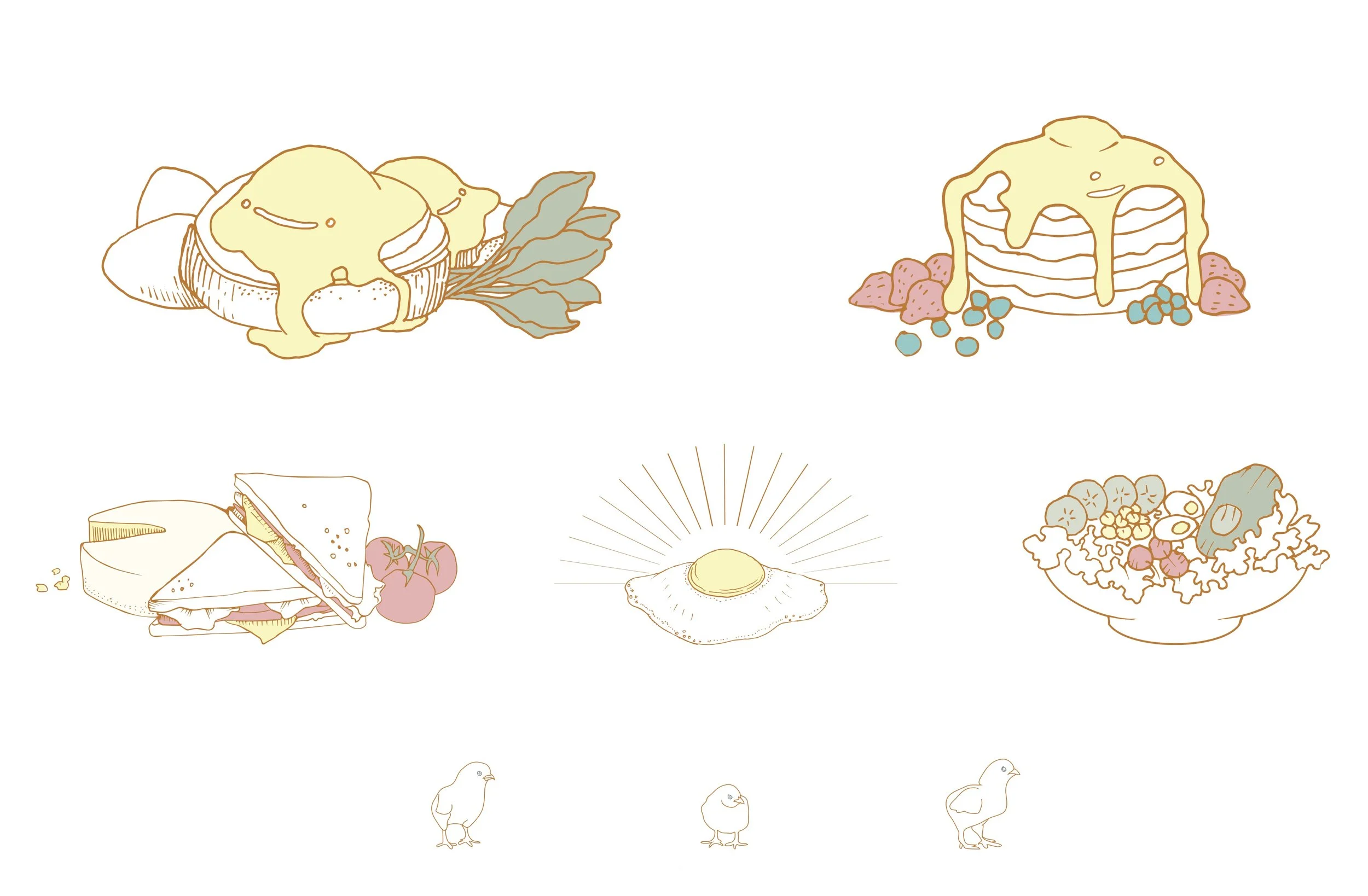 menu illustration detail