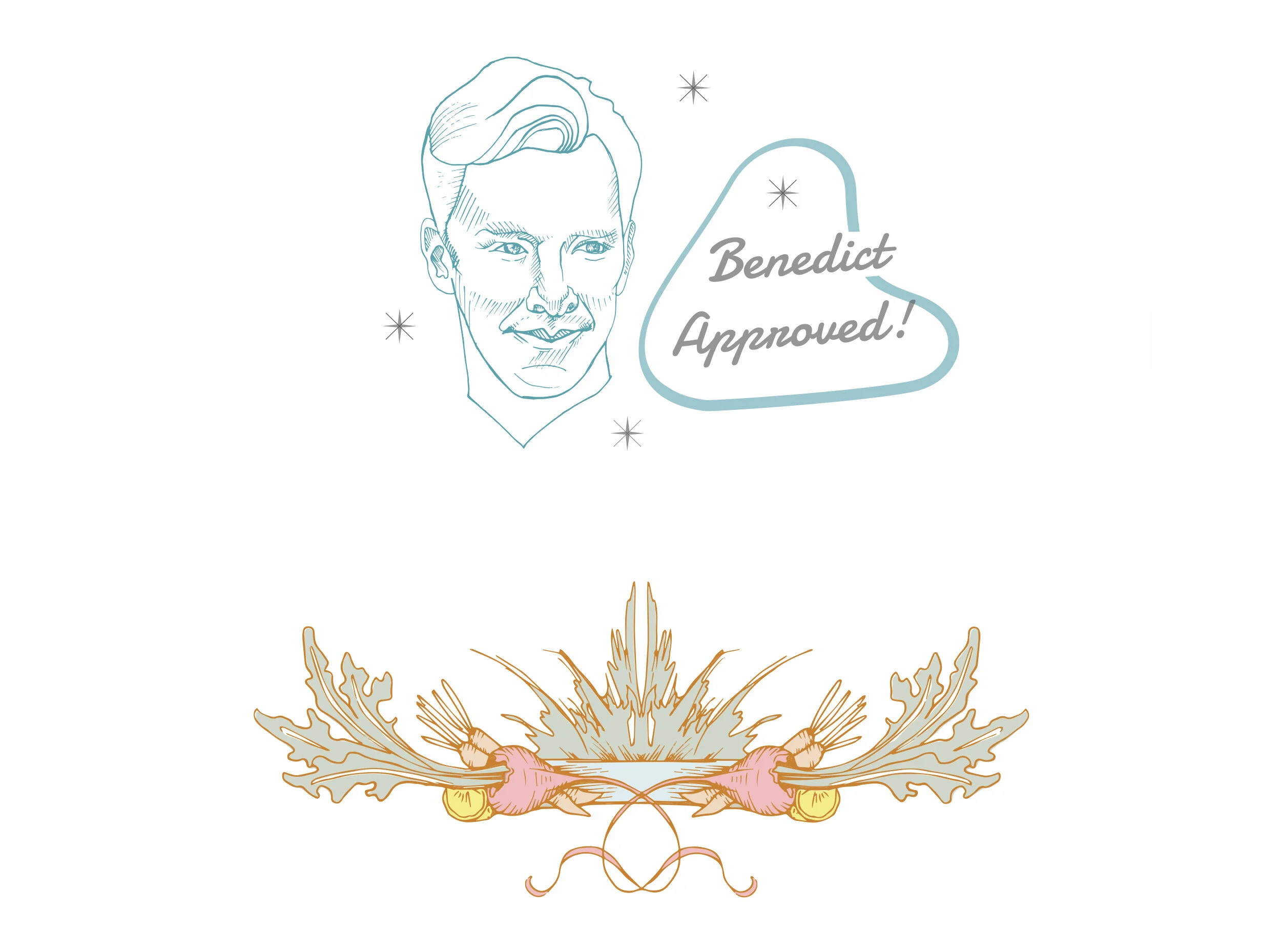 Rooster Cafè brand elements