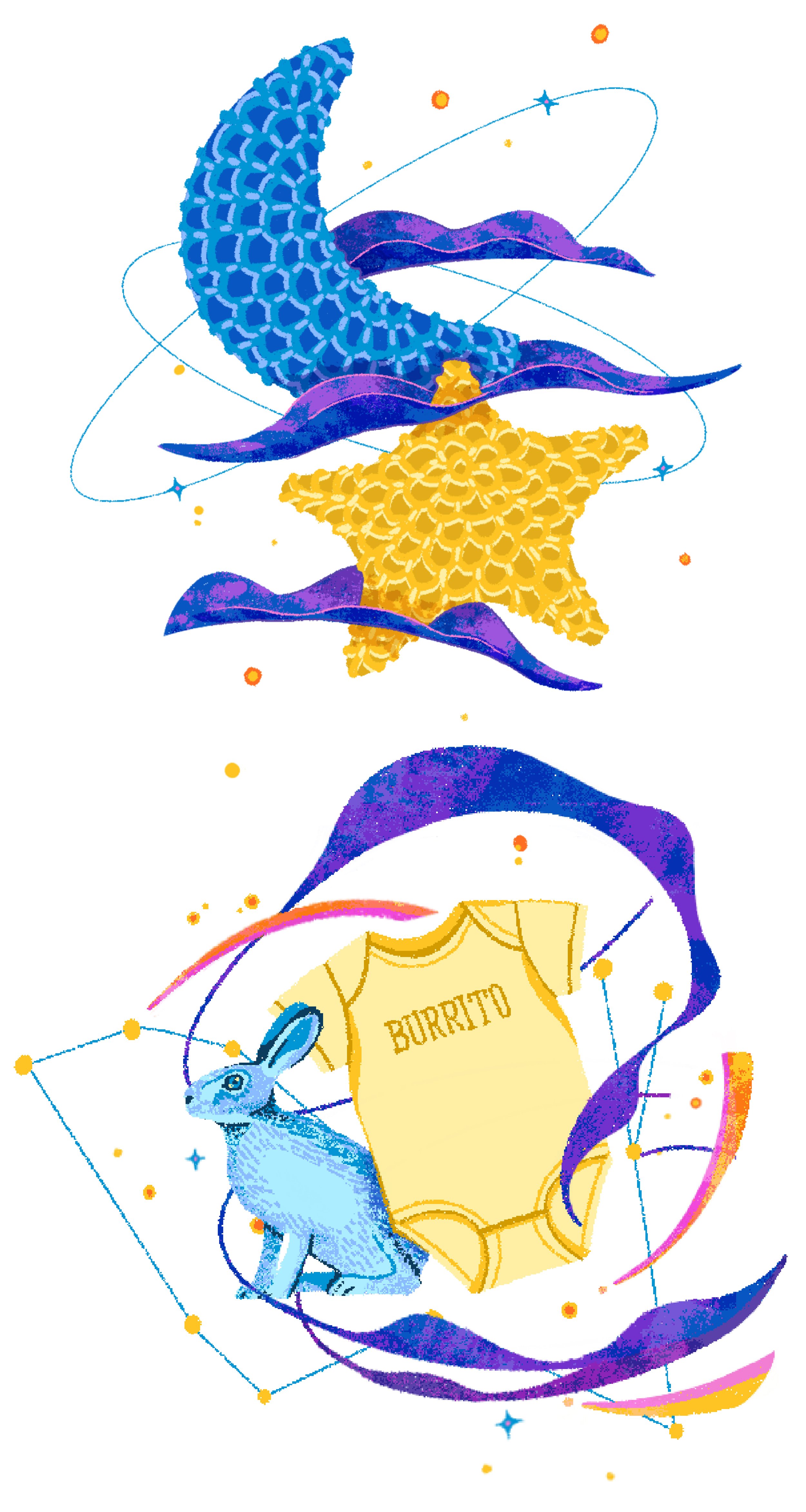 Made with Meaning, GW Mag, spot illustration