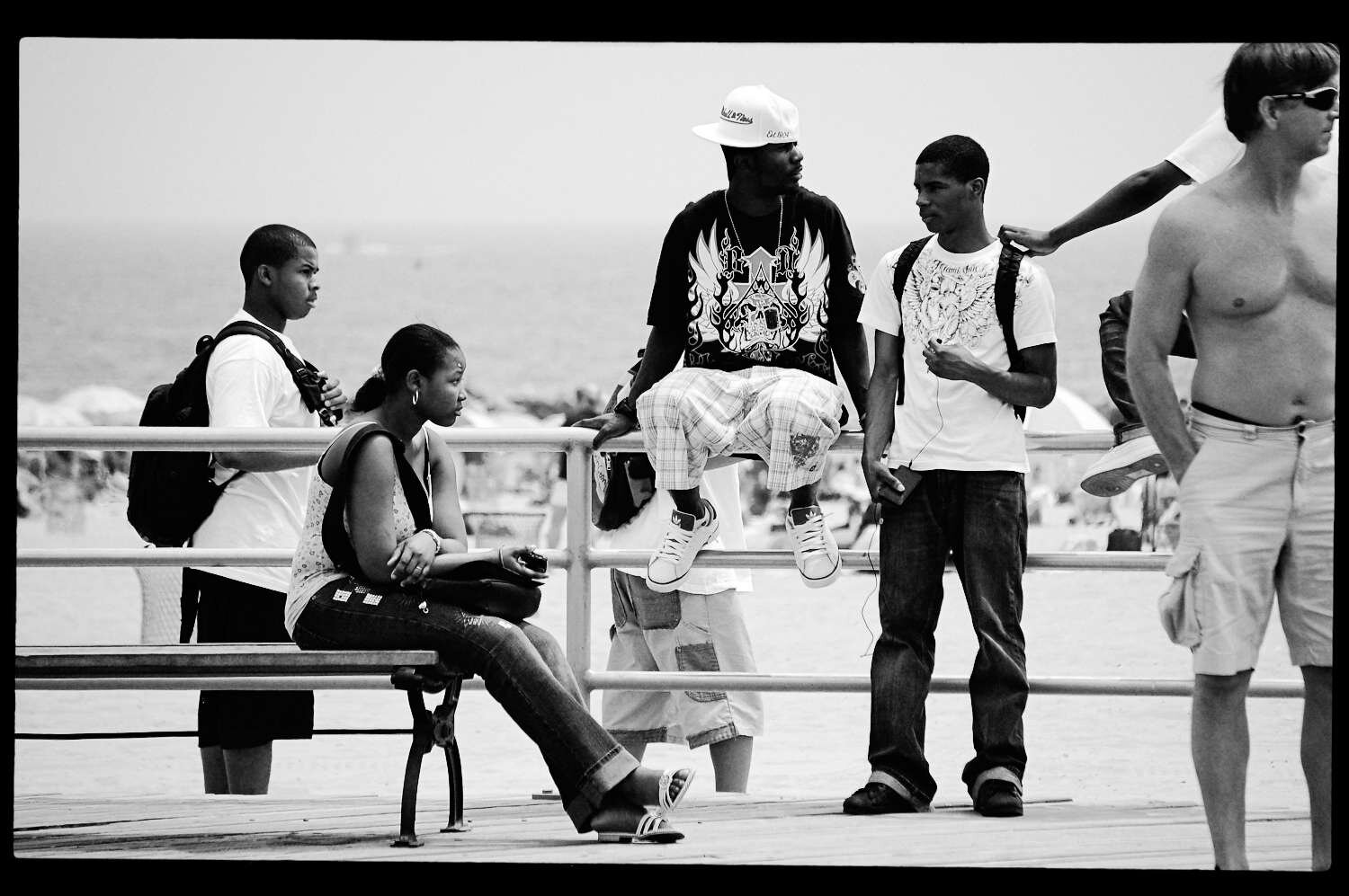 Hanging at Coney Island