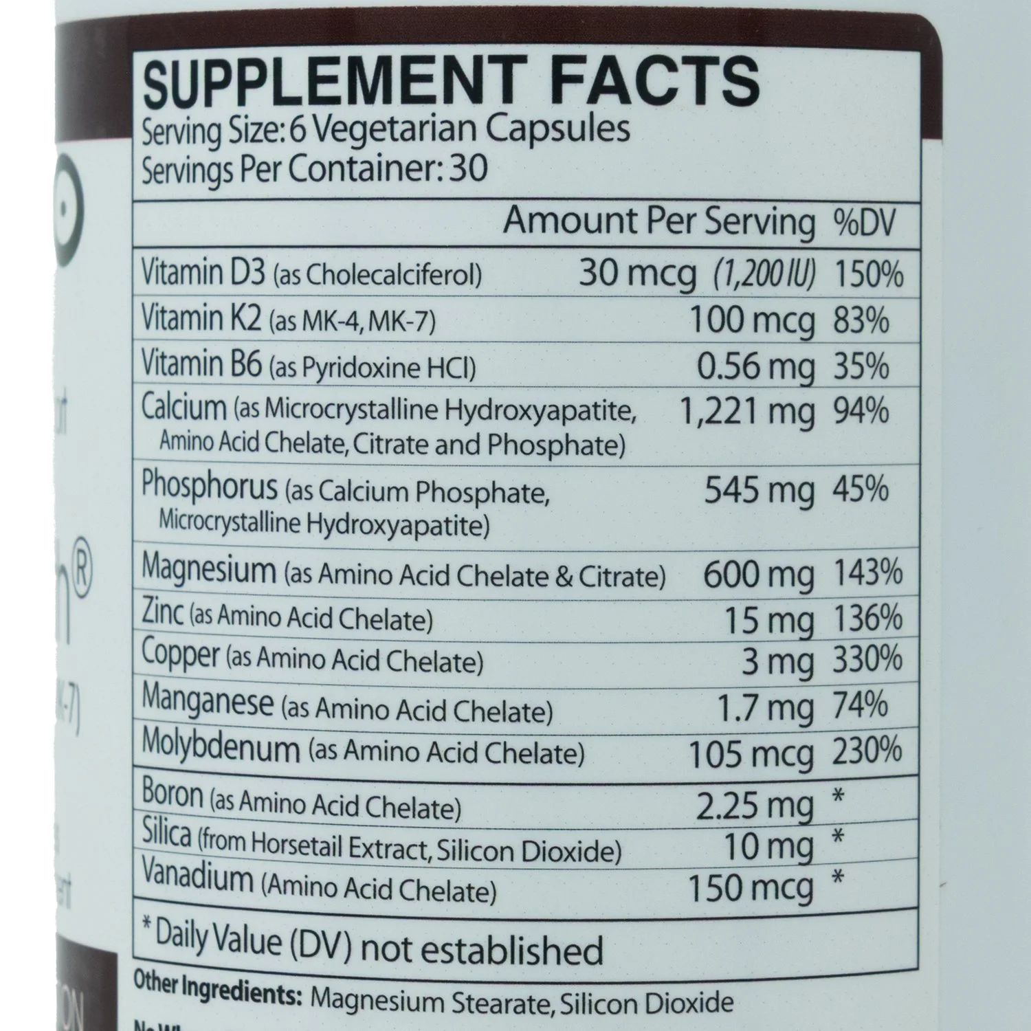 OsteoSheath with Vitamin K2 Supplement Facts.jpg