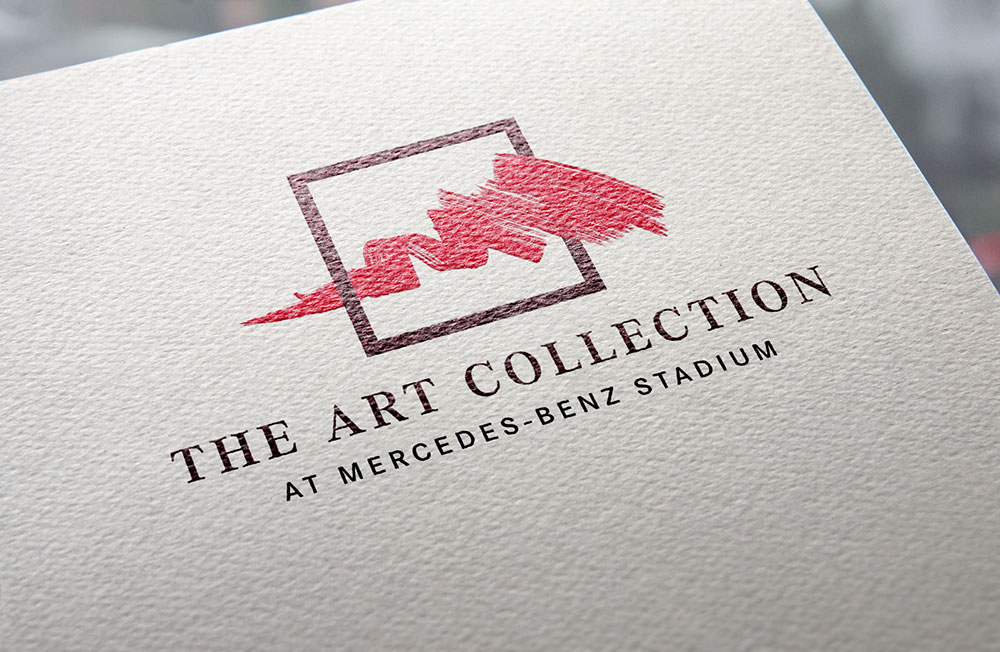 Mercedes-Benz Stadium Art Collection Logo