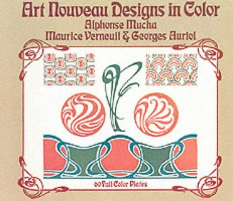 I love Art Nouveau and I'm not ashamed of it. Art Nouveau Designs in Color by Mucha is pure eye candy despite there being virtually no typography. 