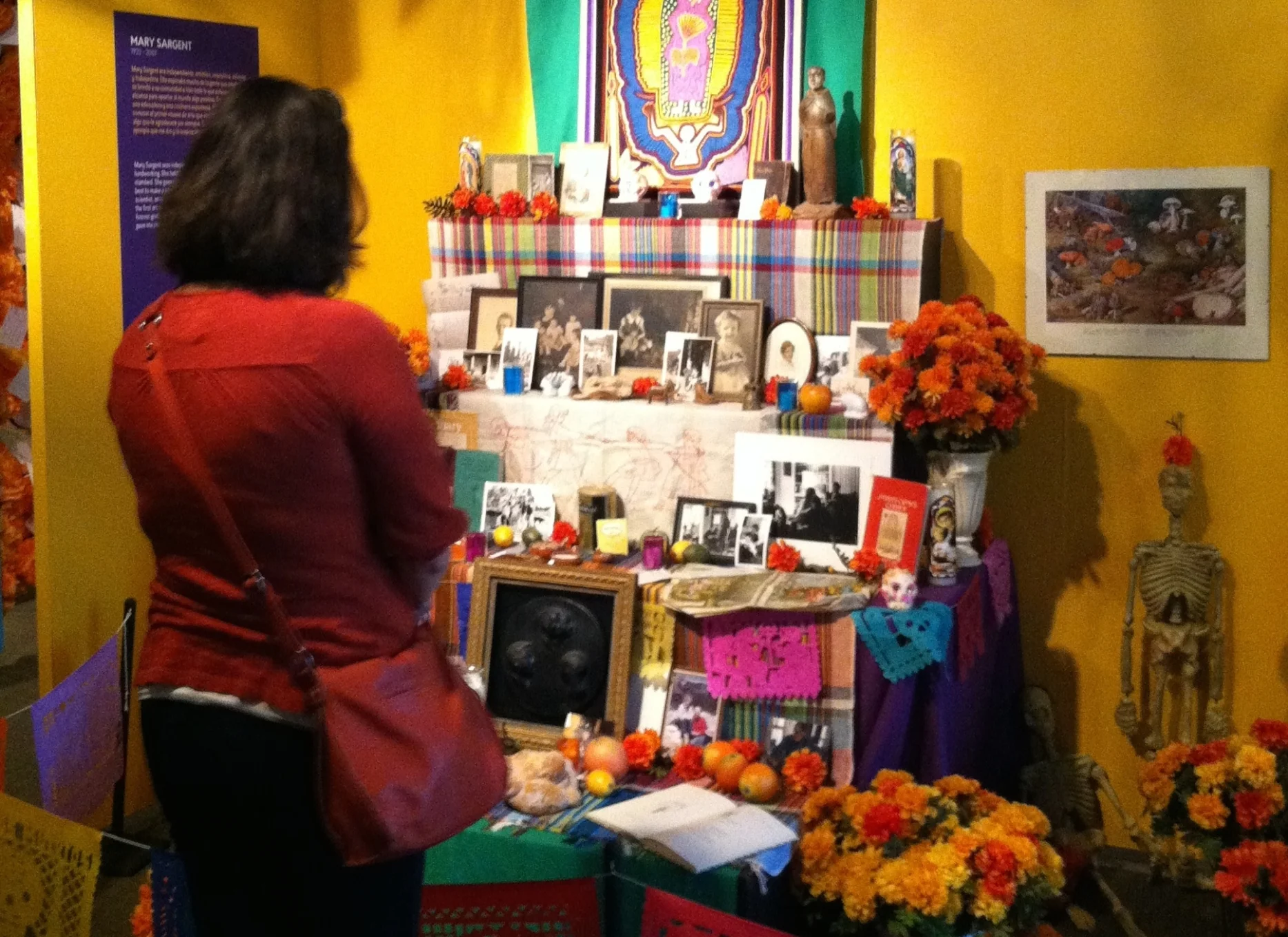 Photo by Netanel Miles-Yépez from the Día de los Muertos exhibit at the Longmont Museum, 2014.