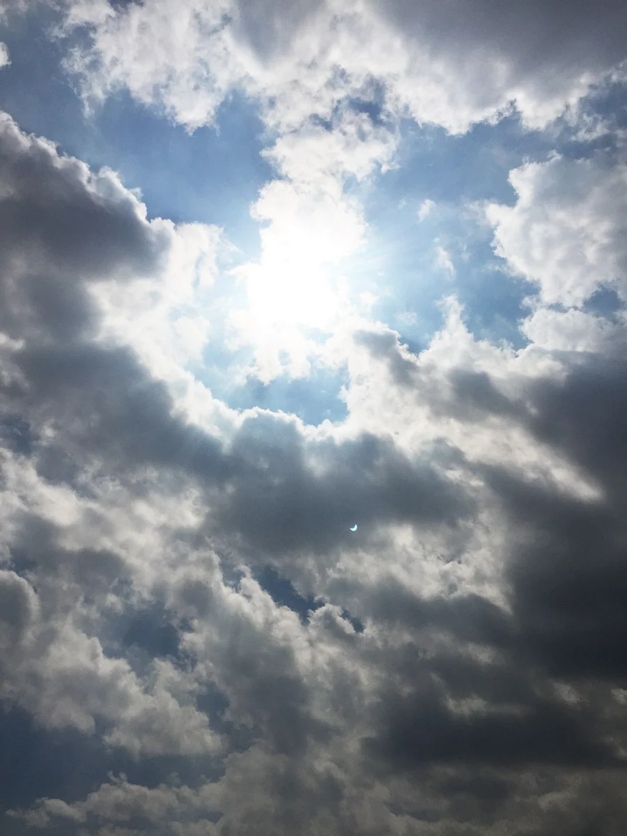 Can you spot the eclipse shadow?