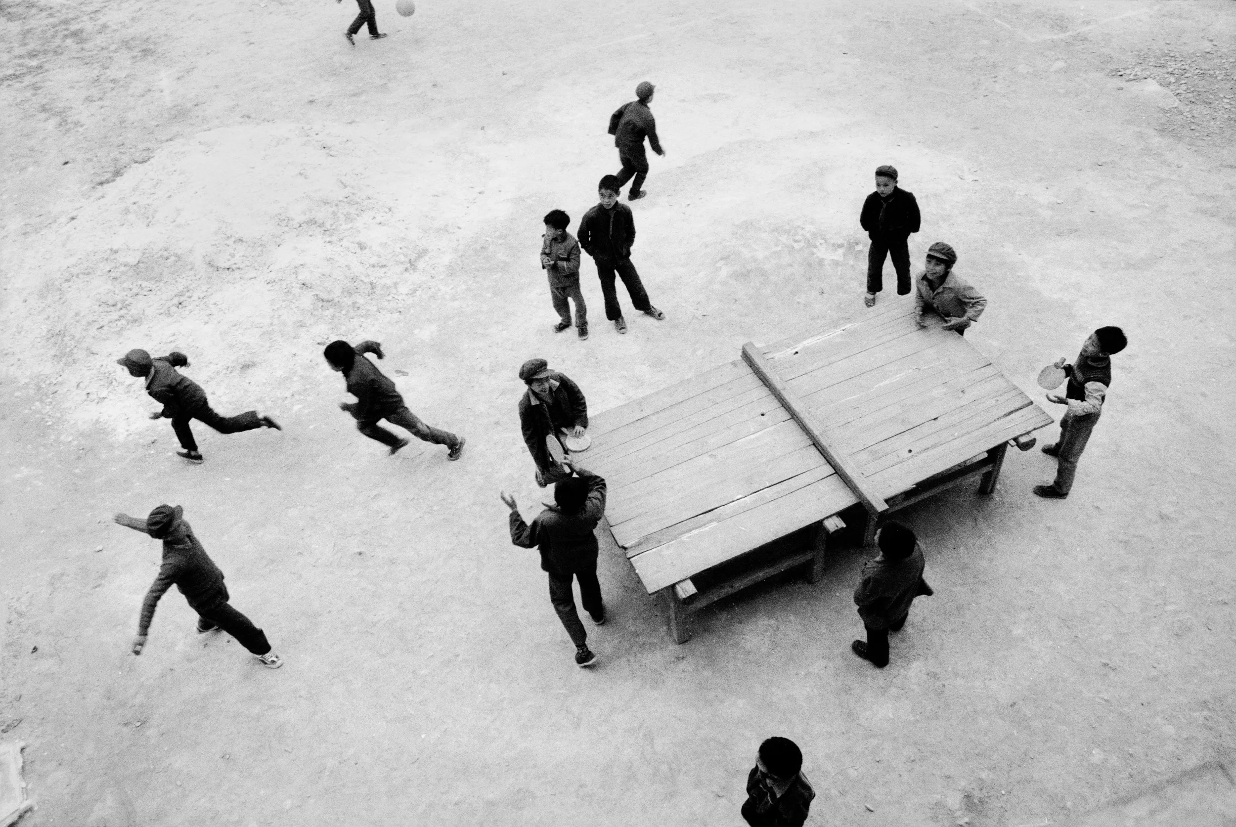  Guangxi, 1989.  Ping pong 