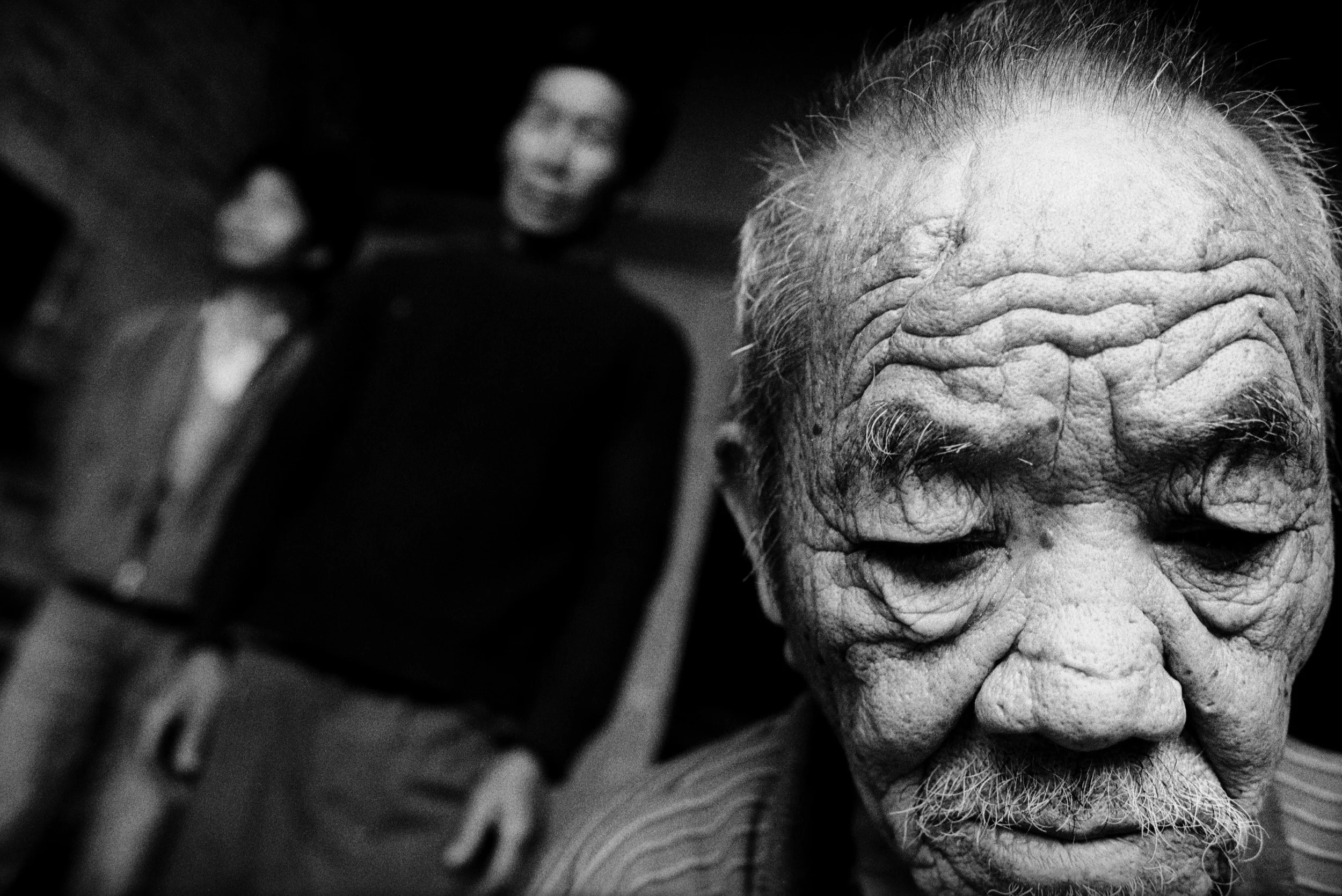  Taishan, 1995. Fong Ny Geung, 83, my oldest living relative in China. 