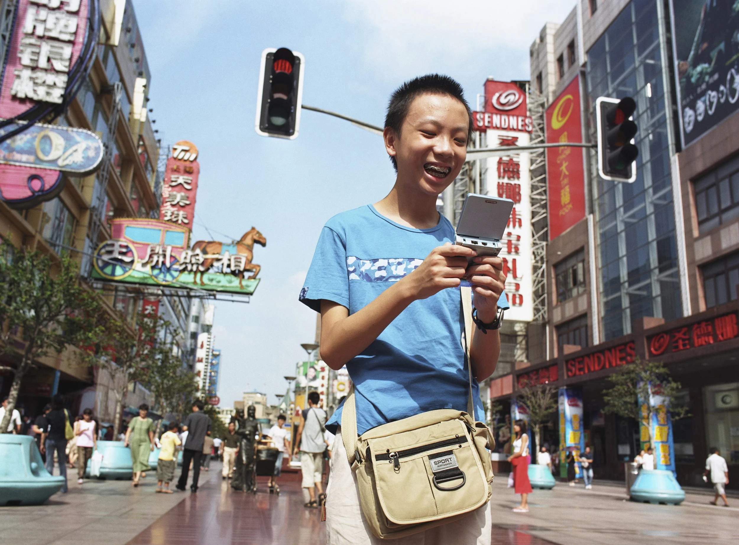  Shanghai, 2004.  Guzhou Xinyu, 13, got new braces at a private dental clinic at a time when more regular oral health maintenance was just beginning to establish itself in urban China 