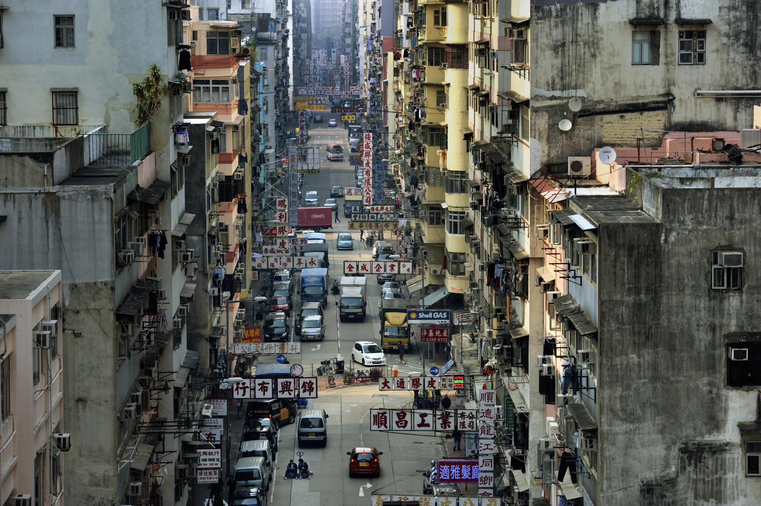  Industrial/residential street in Kowloon 