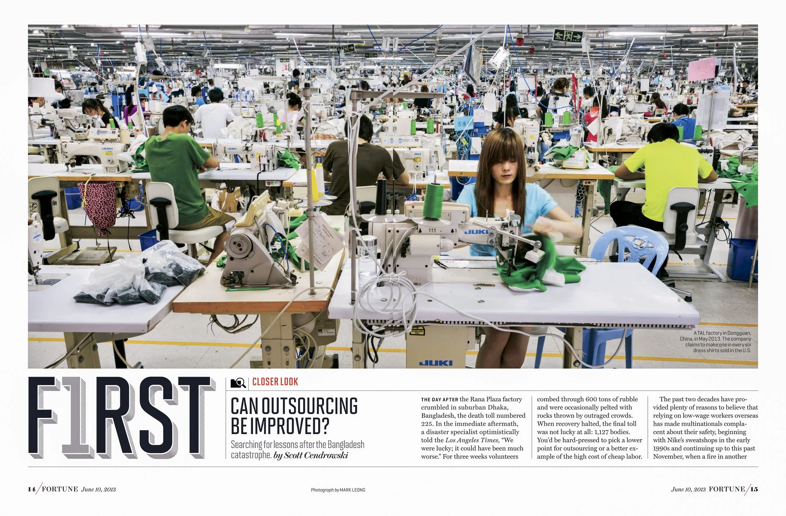  Dongguan, China. PAL Clothing operates one of the largest shirt factories in the world 