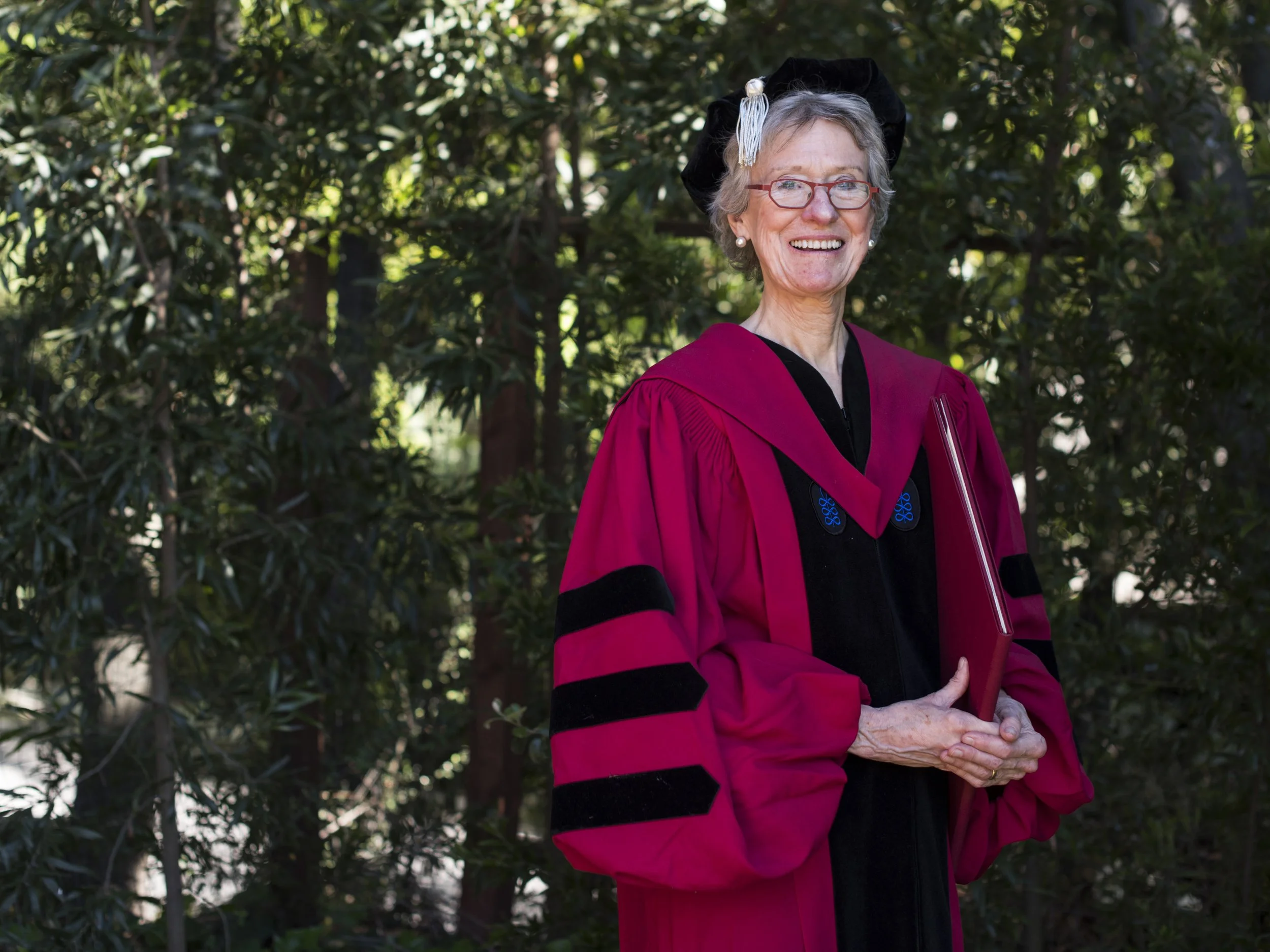  Harvard University.  Honorary doctorate, sociologist Arlie Hochschild.  Berkeley, California, USA 