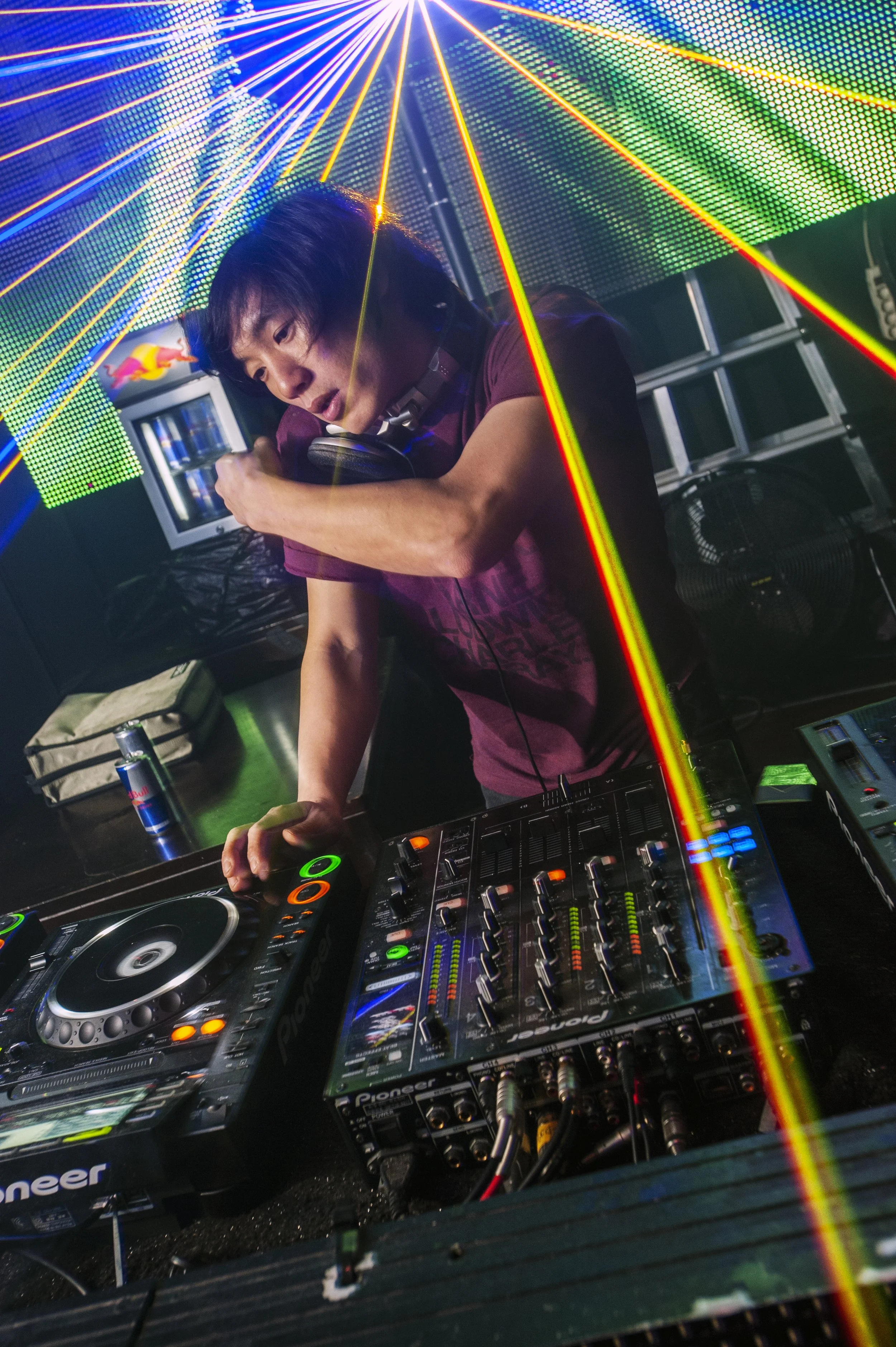 Fast Company.  DJ in Gangnam.  Seoul, South Korea 