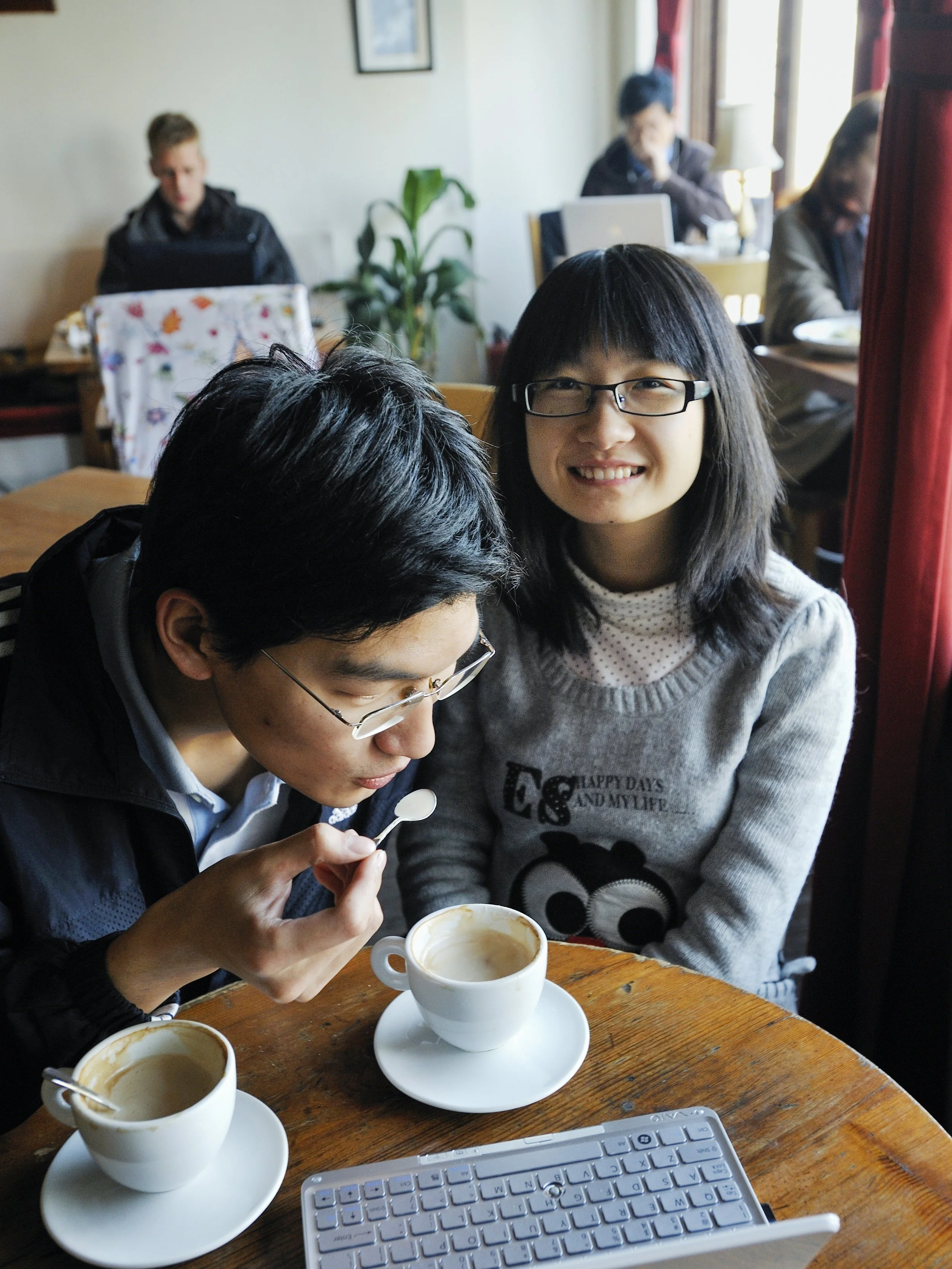  Fast Company.  Psychology students at Tsinghua University.  Beijing, China 