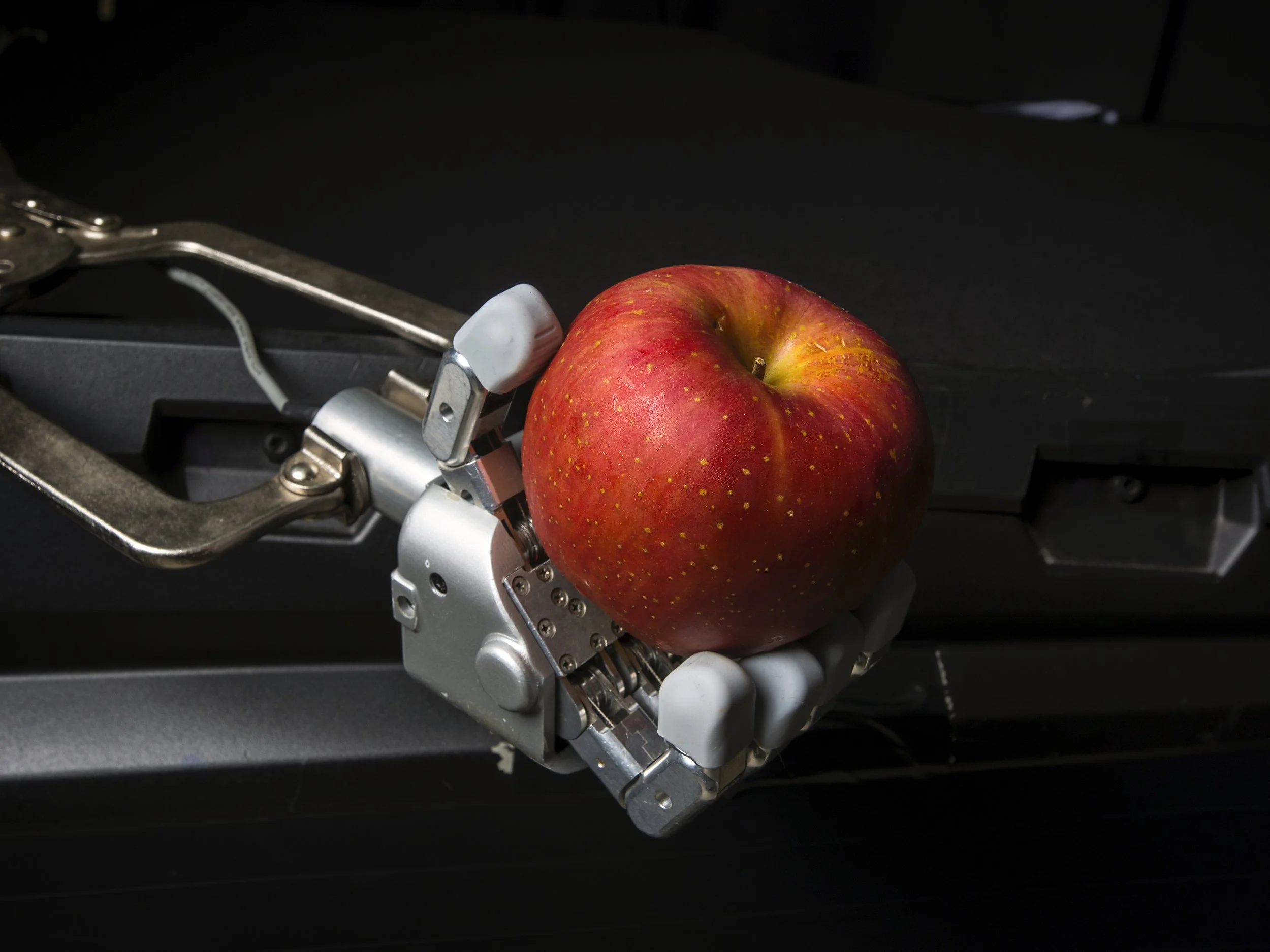  Daejeon, South Korea.  Arm with articulating hand at KAIST HUBO robot lab 