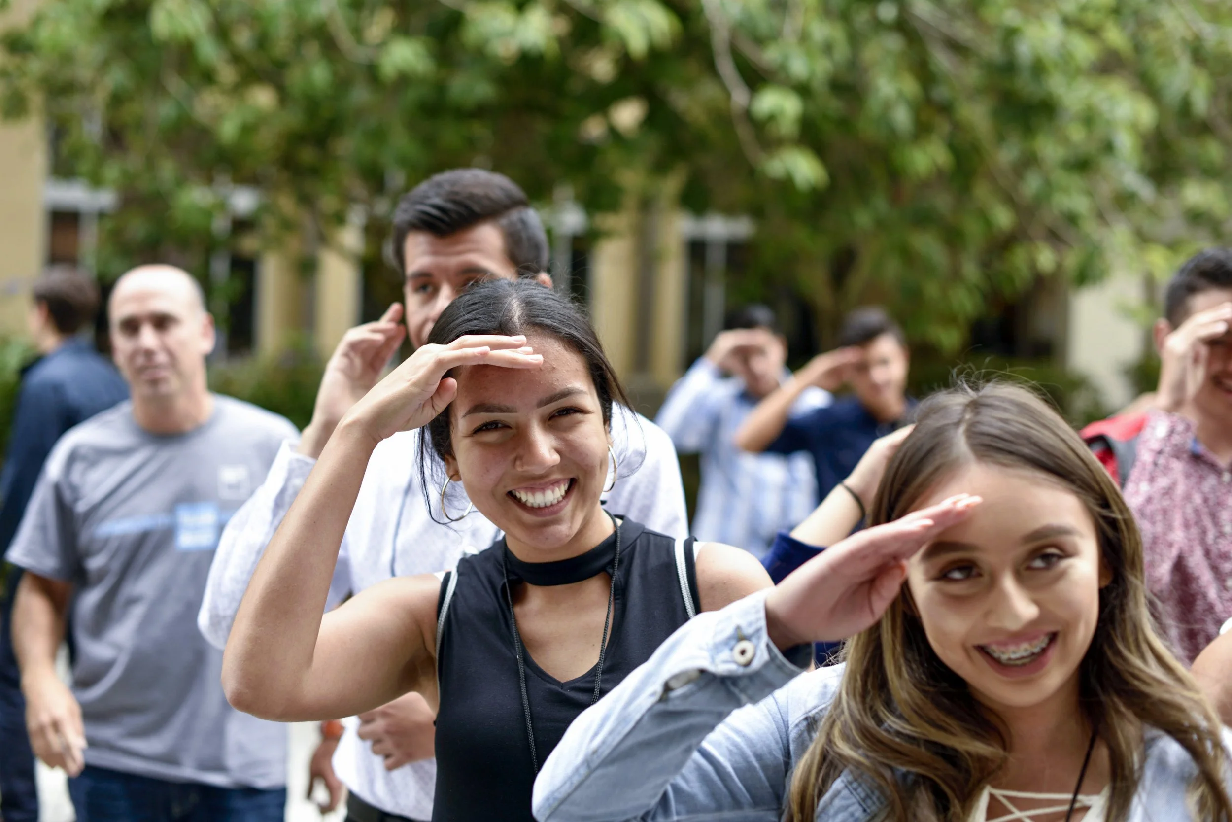  Goldman Sachs.  Participants of 10,000 Degrees financial literacy program for high schoolers.  San Francisco, California, USA. 