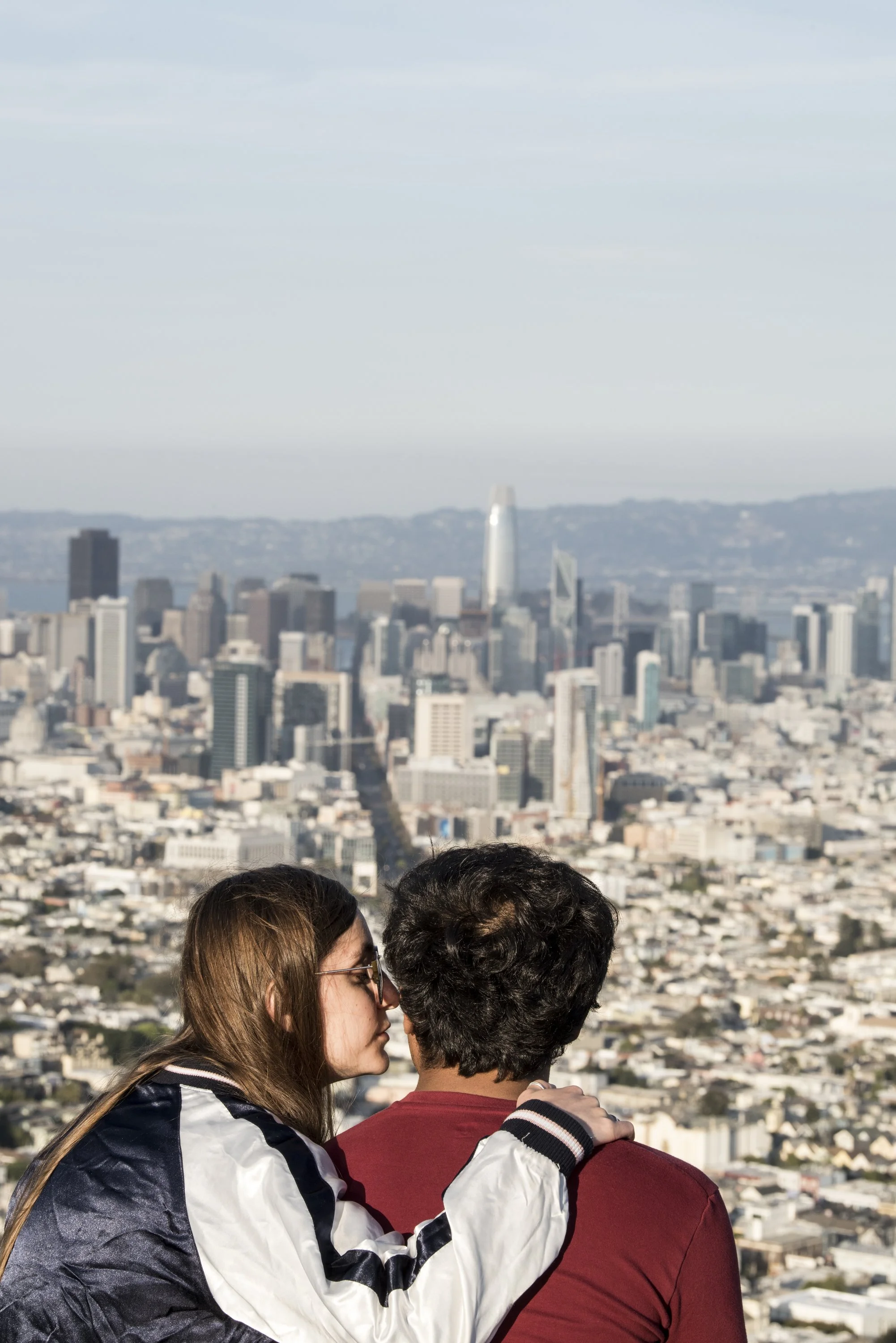   Outskirts . San Francisco, USA, 2019. Overlooking the city from Twin Peaks 
