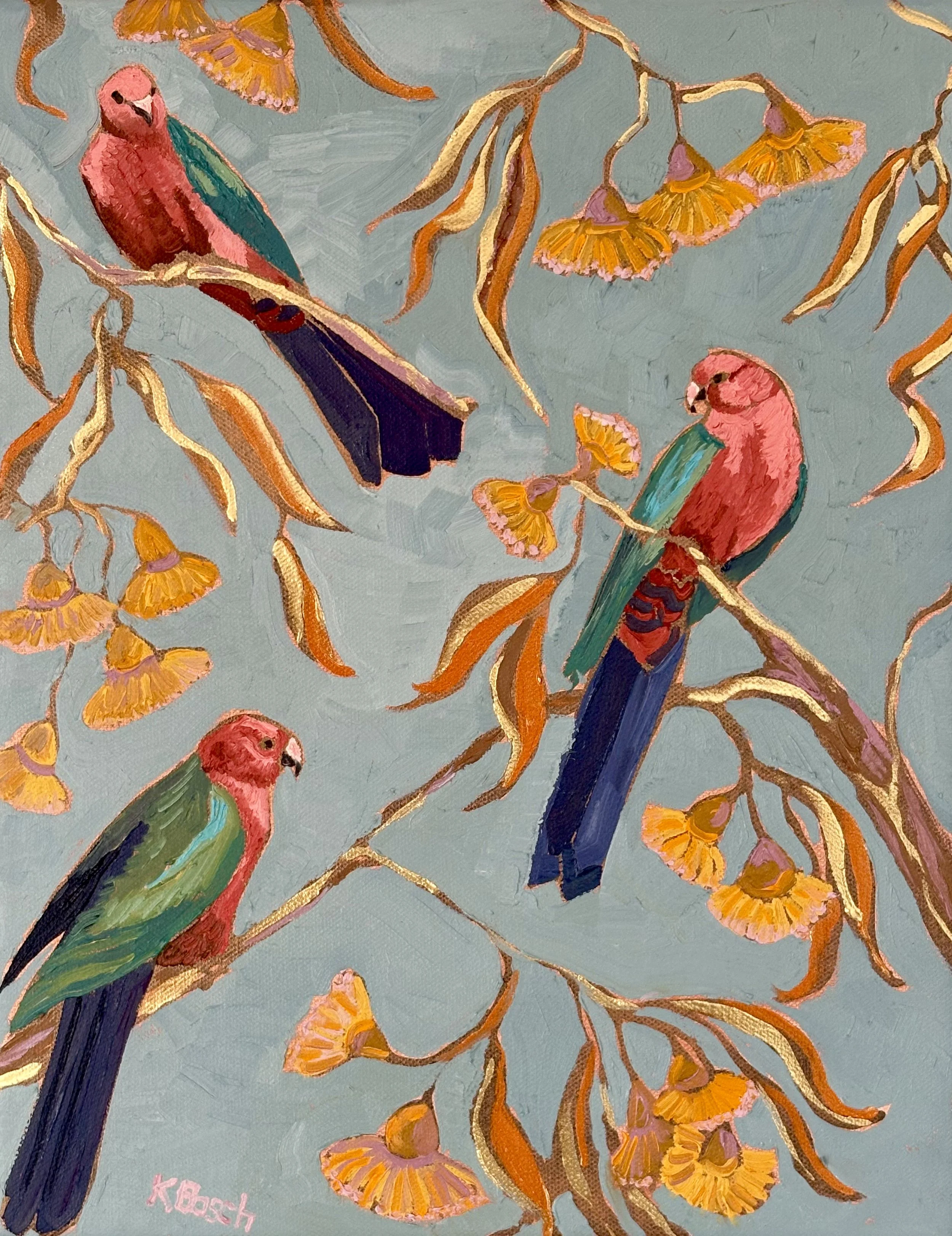 %22Red, Gold and Green%22,30x38cm,$680, oil on canvas.jpg