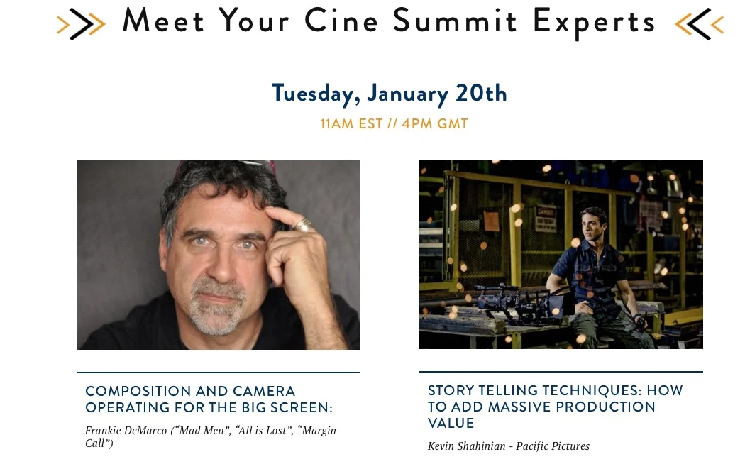 Big League Cine Summit III - what I learnt